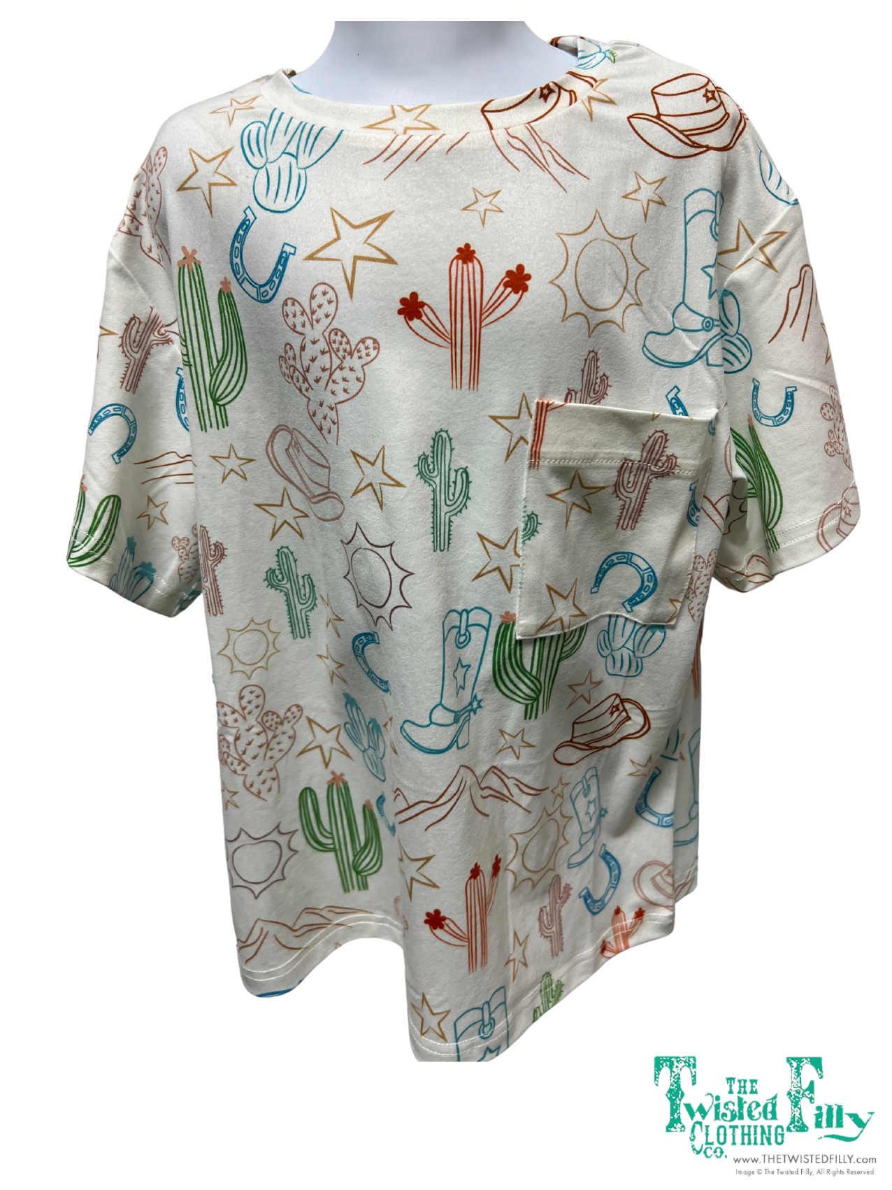 Western Things - Toddler SS Pocket Tee (4pcs)
