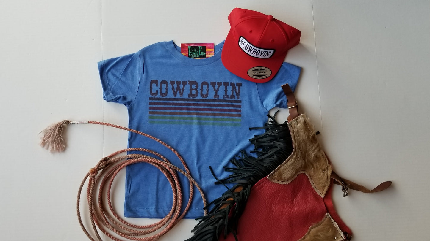 Retro Cowboyin - Youth Tee (6 Pcs)