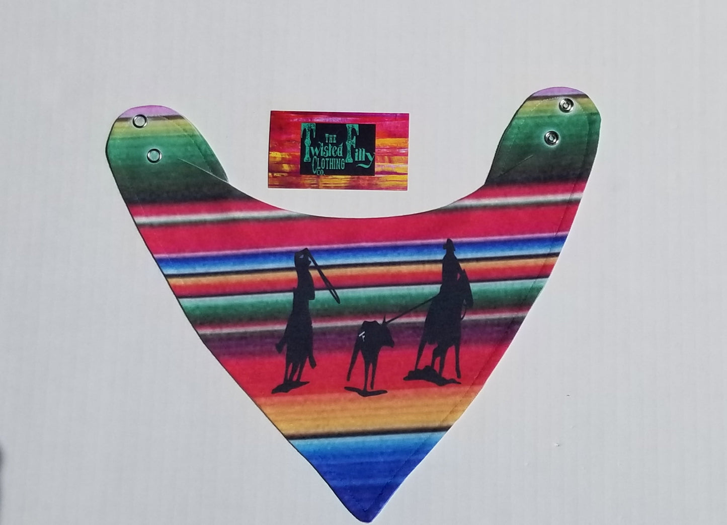 Infant Bib - Serape Team Ropers (3pcs)