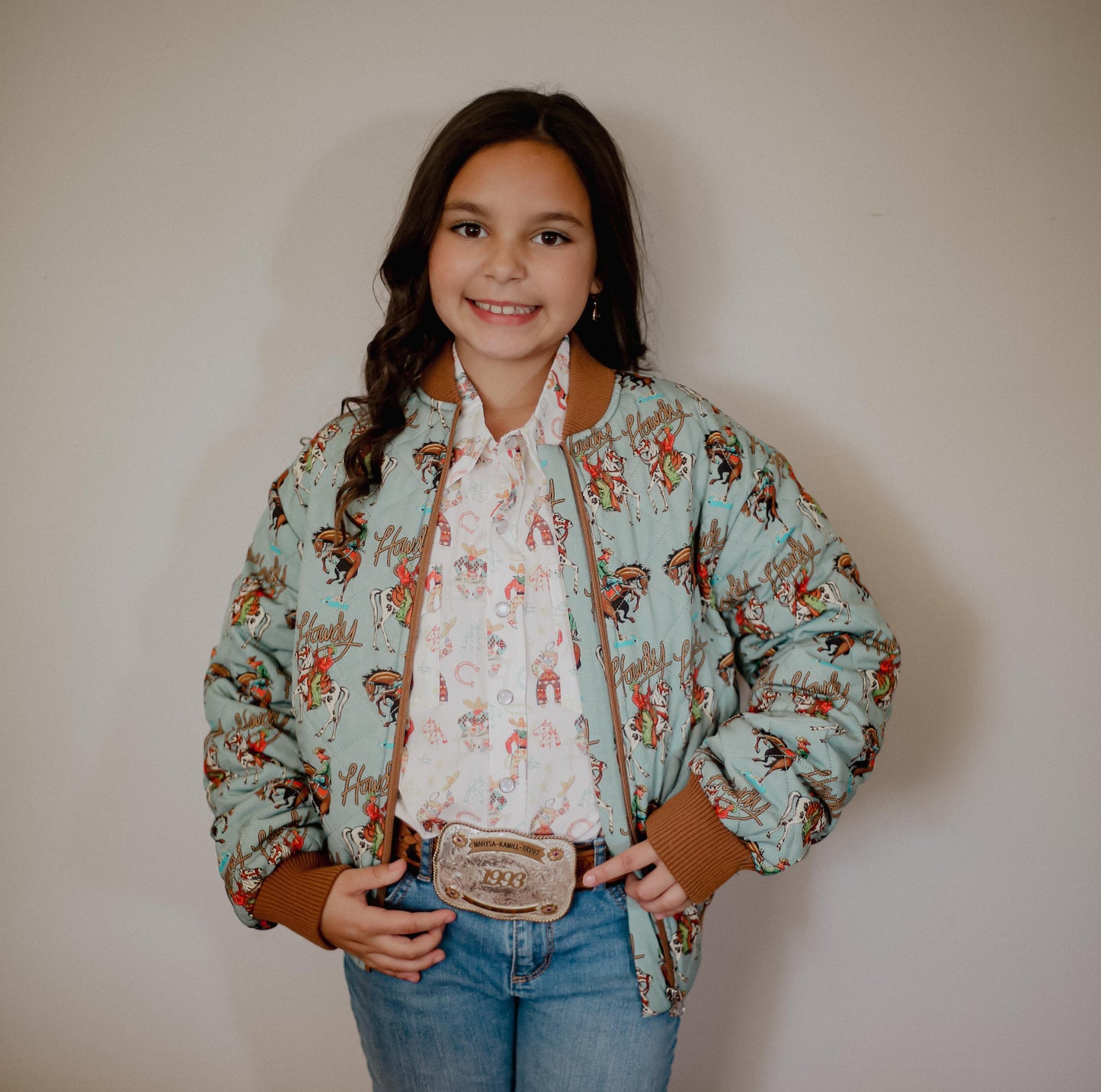 Roping Cowboy - Youth LS Pearl Snap (6pcs)