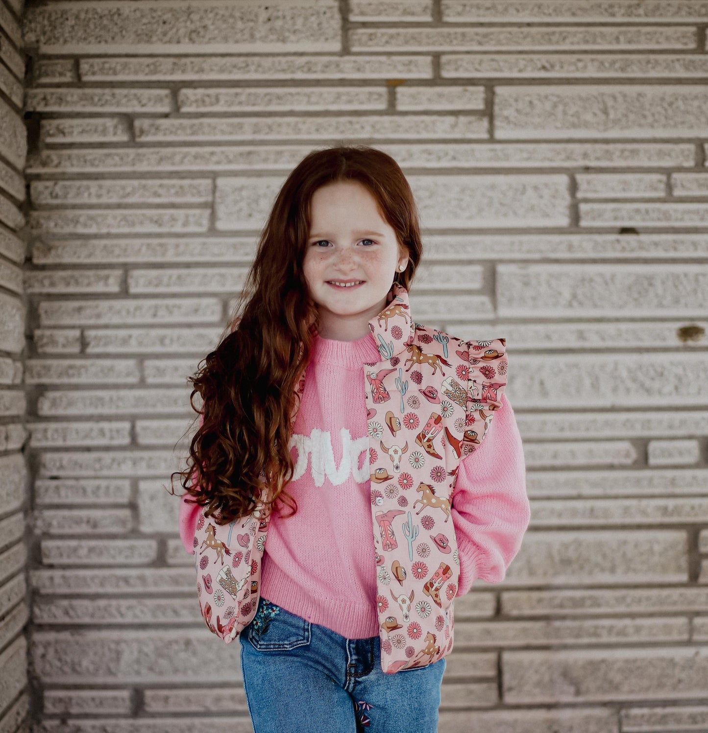 Pink Boot - Infant Ruffle Vest (6pcs)
