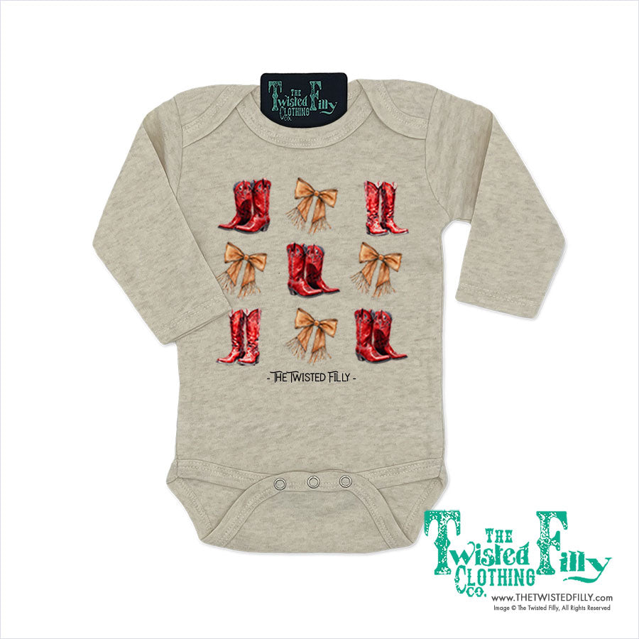 Boots & Bows - Infant Girls One Piece (6pcs)