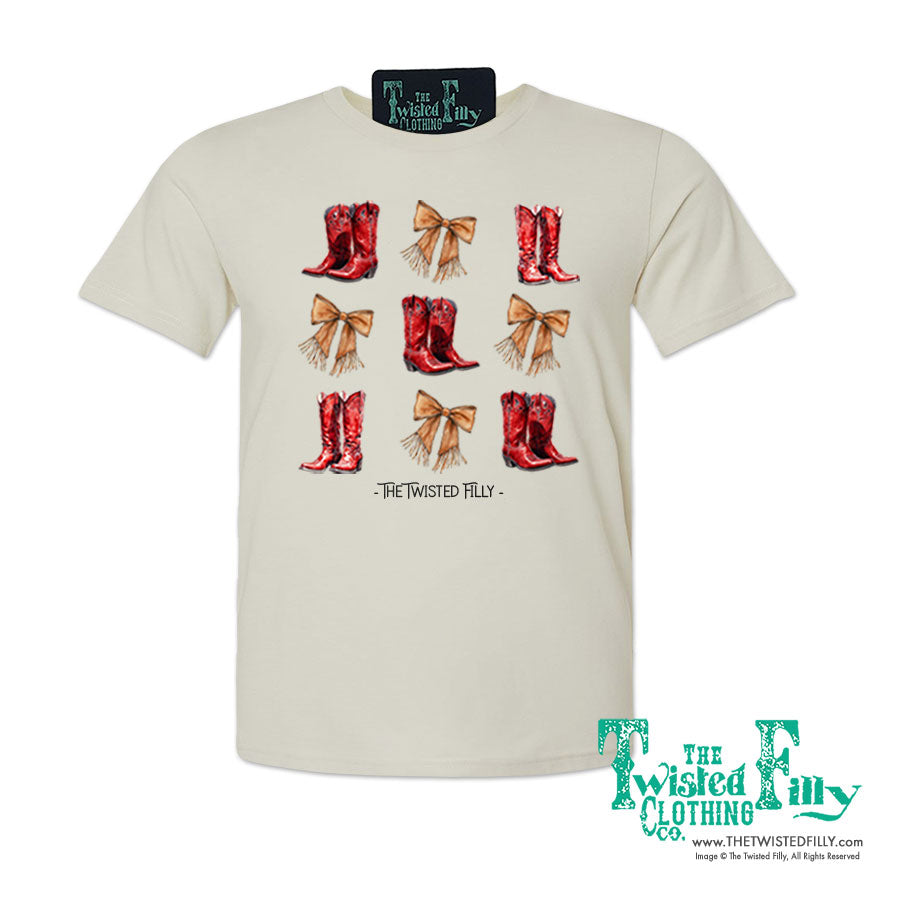 Boots & Bows - Adult Crew Neck Tee (7pcs)