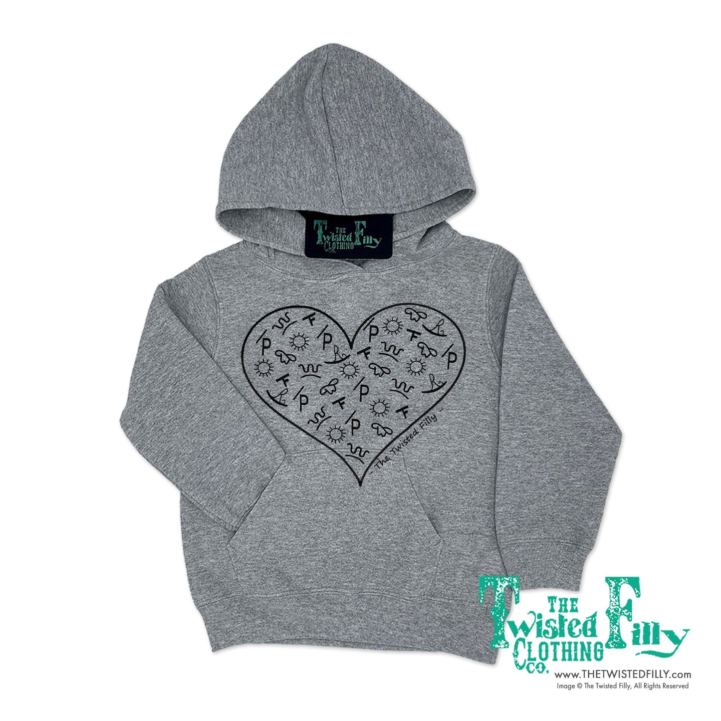 The Branded Heart - Youth Hoodie (7 Pcs)