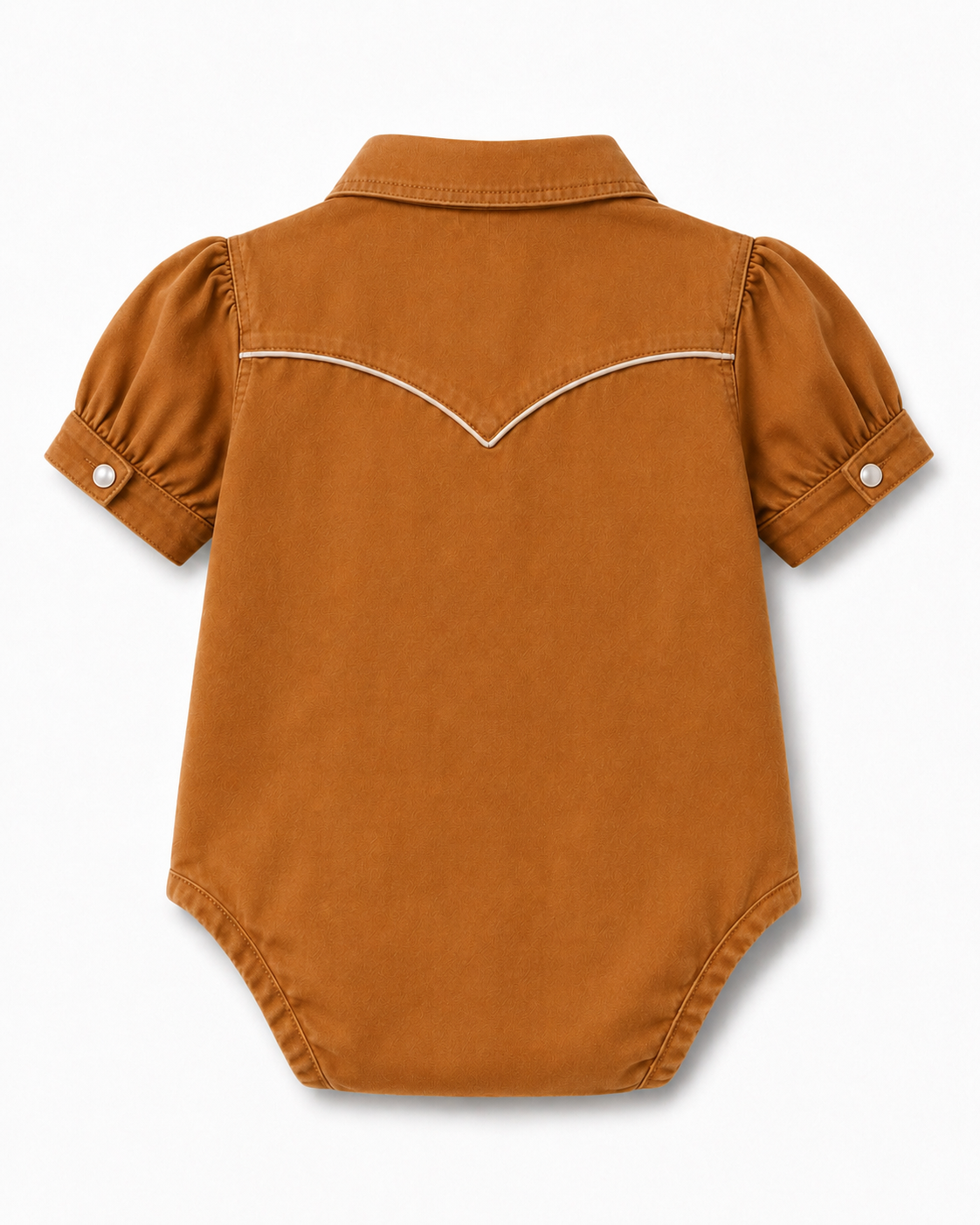 Carmel & Cream SS Pearl Snap Shirt- Infant SS Pearl Snap Shirt (6pcs)