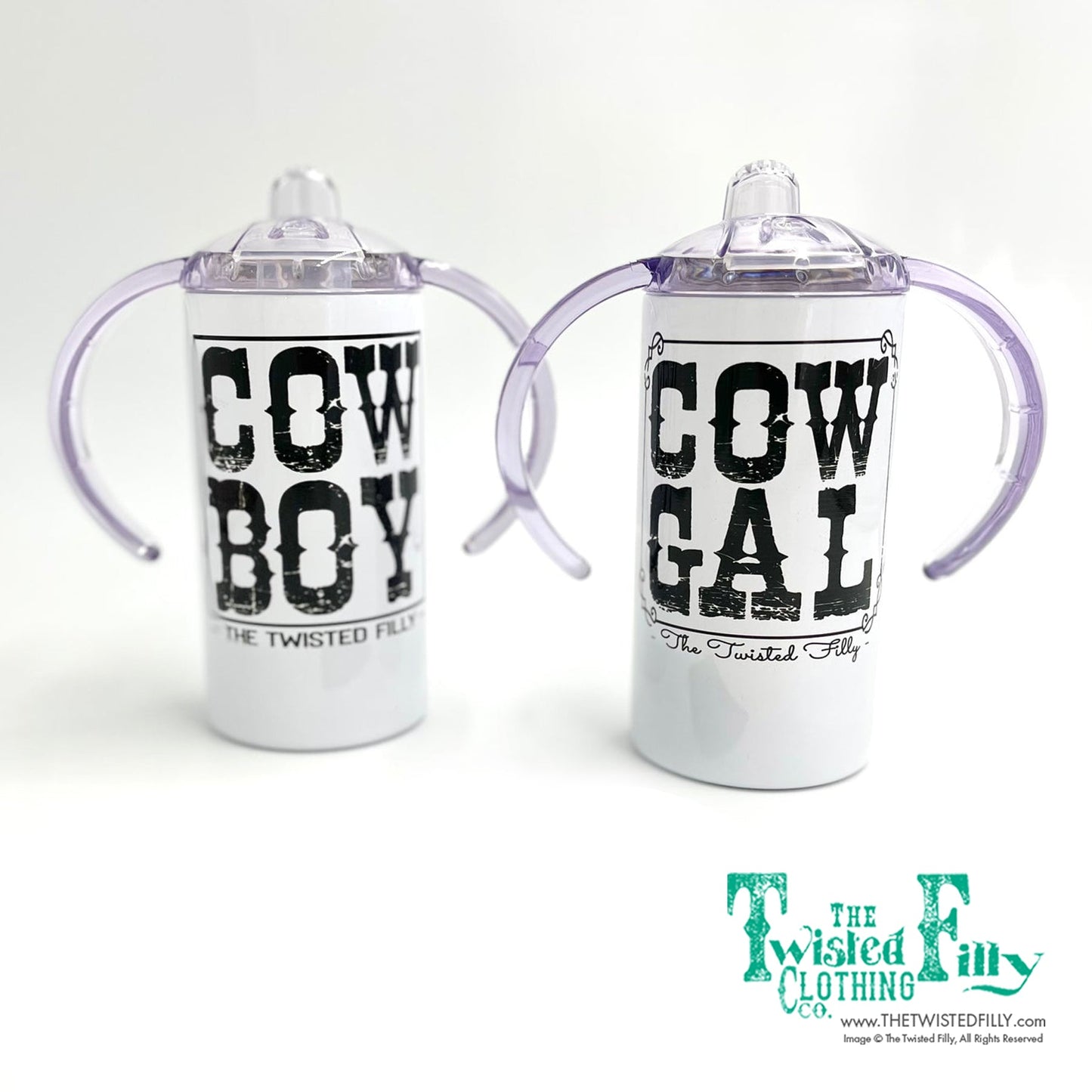 Cow Gal Sippy (2pcs)