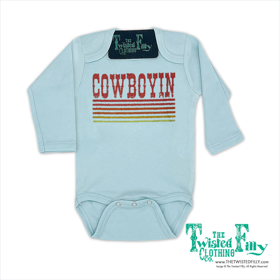 Retro Cowboyin - L/S Infant One Piece (6pcs)