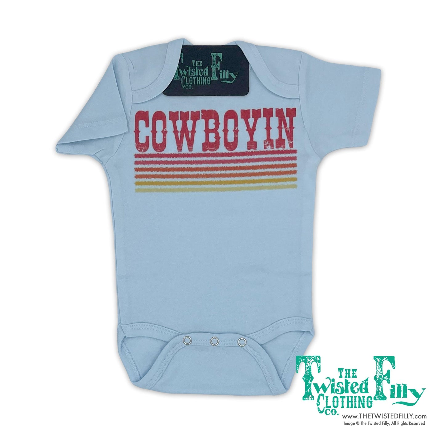 Retro Cowboyin - Infant One Piece (6pcs)
