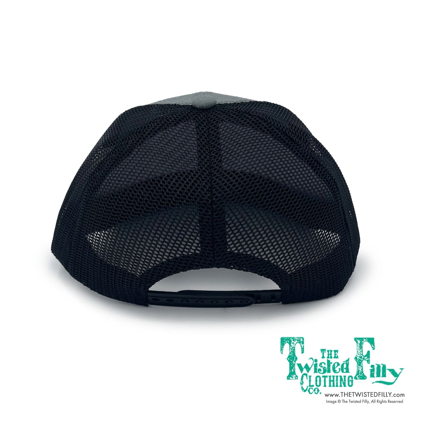 #Cowboyin - Toddler Trucker Hat - Heather Gray/Neon Orange