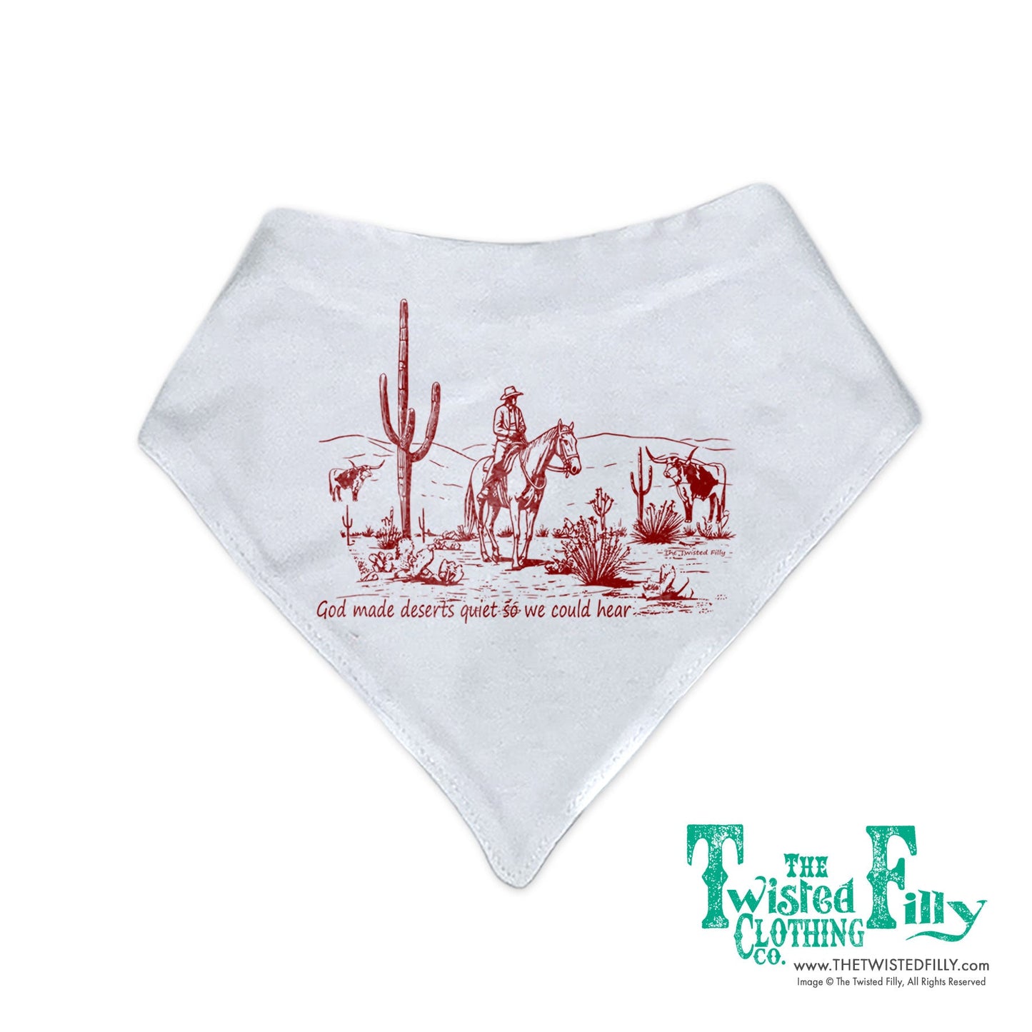 God Made Deserts - Bandana Bib (3pcs)