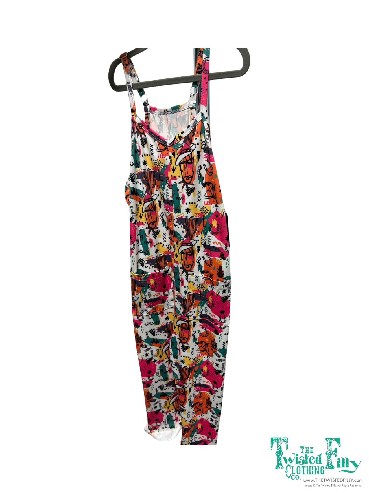 80's Western - Youth Sleeveless Romper (6pcs)