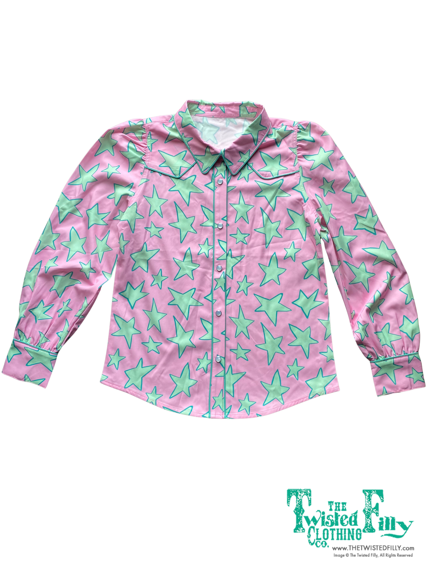 Pink Star - Youth LS Pearl Snap (6pcs)