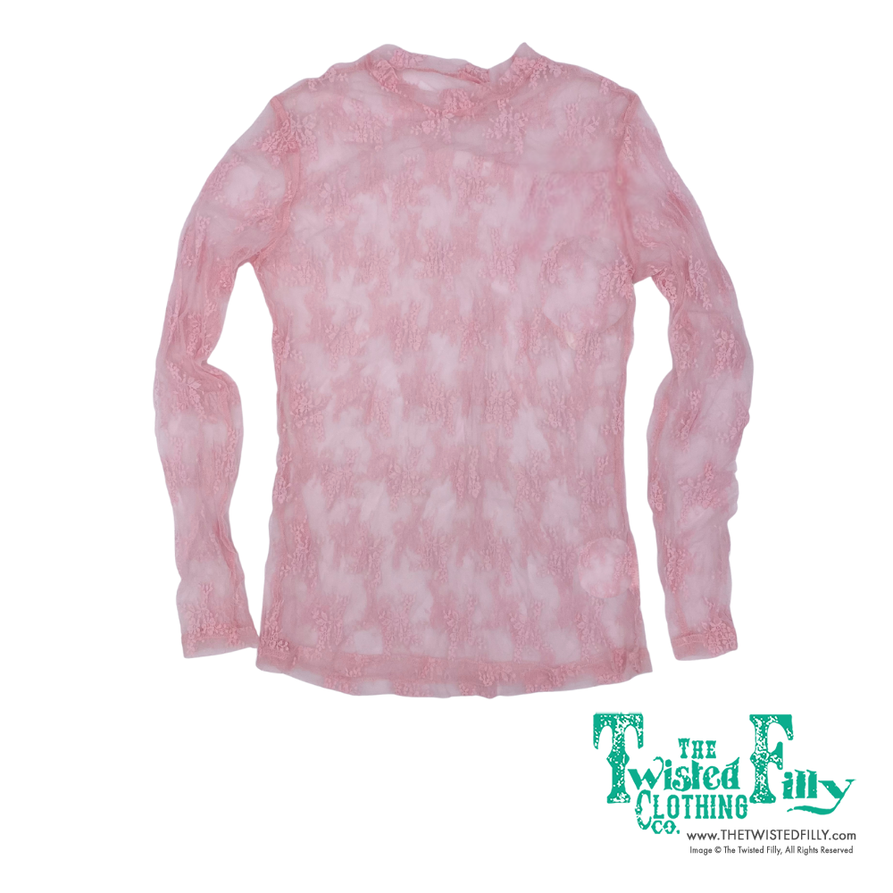 Light Pink Lace - LS Top - Infant (6pcs)