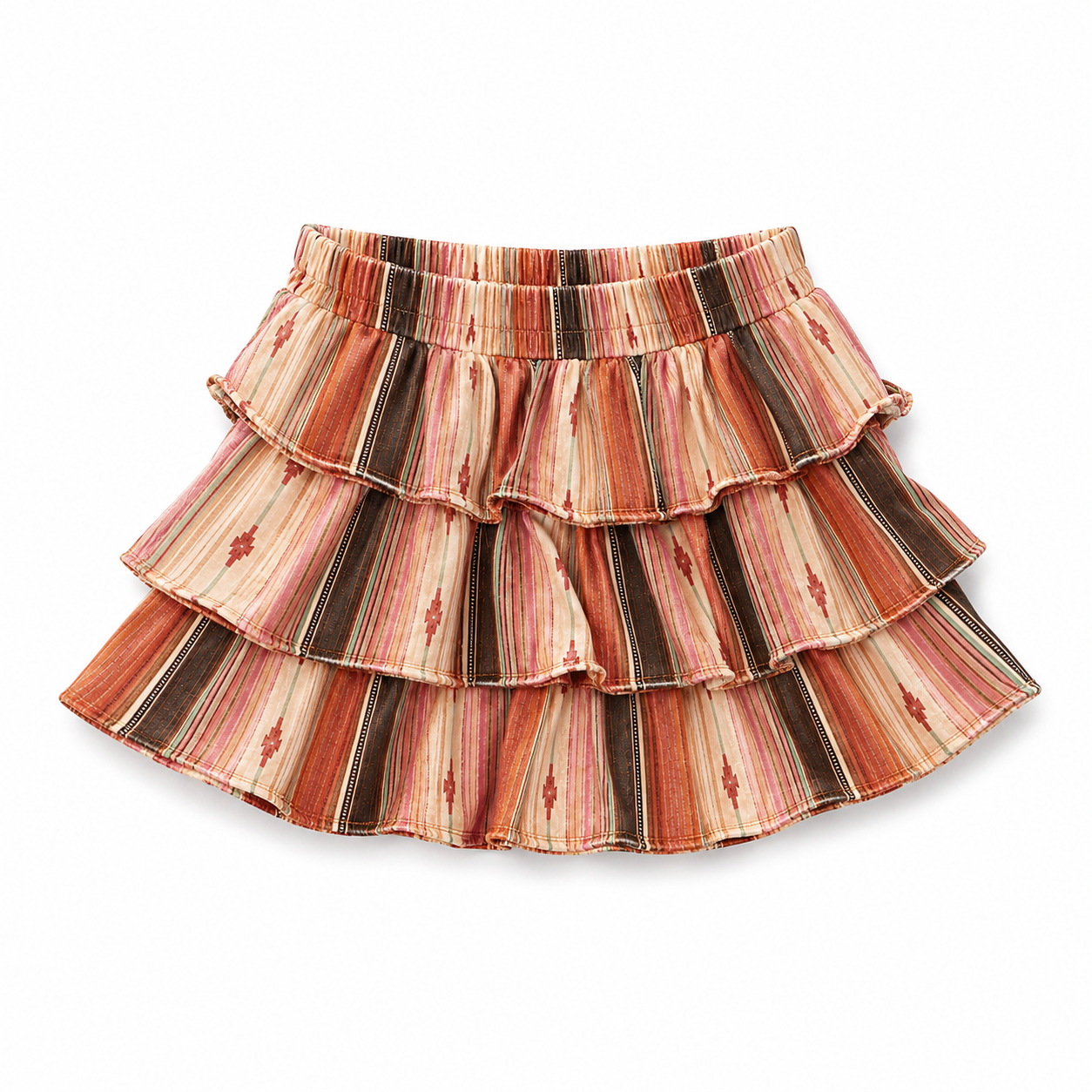 Prairie Pink Serape Ruffled Skort- Infant Ruffled Skort (6pcs)