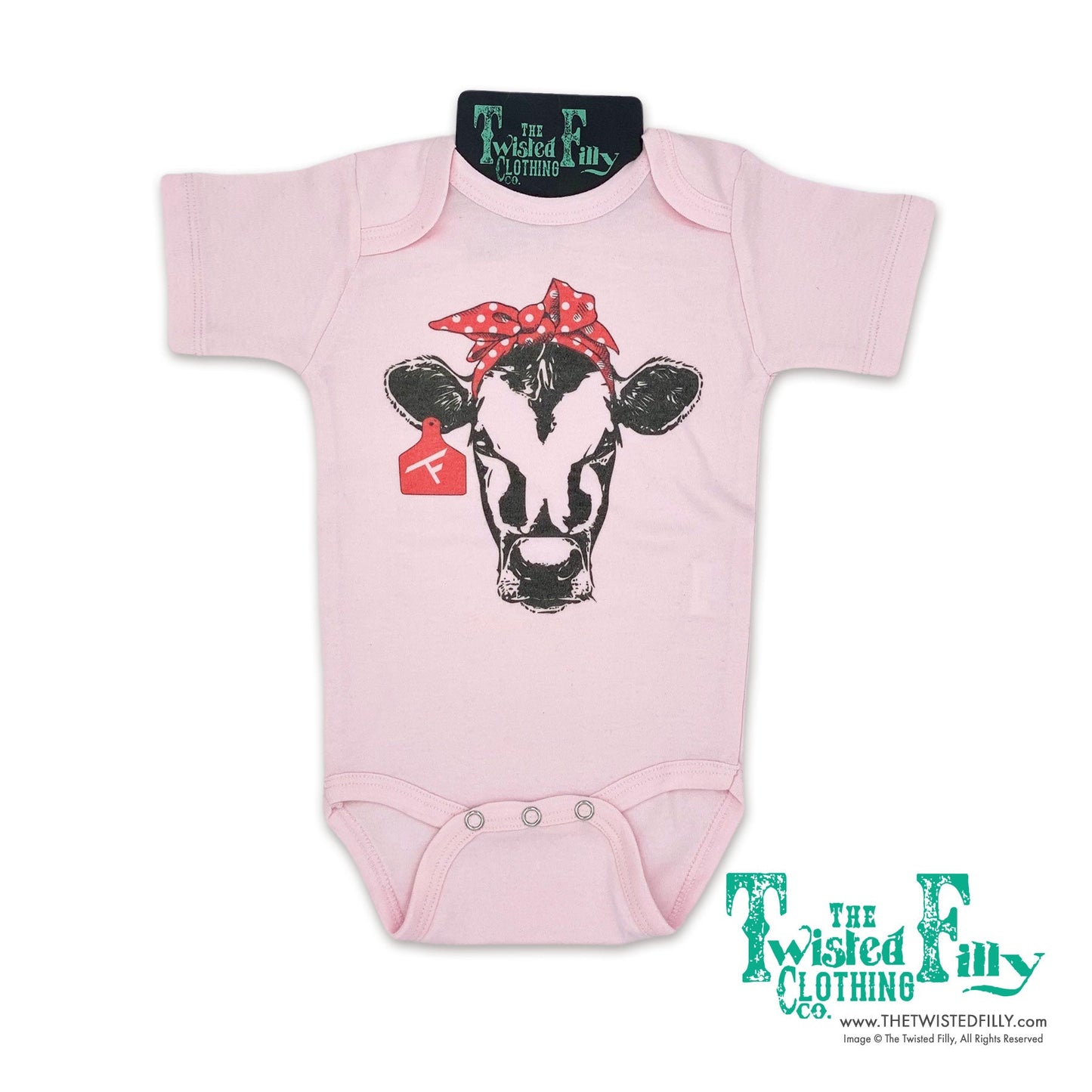 Red Bandana Calf - Infant One Piece (6pcs)