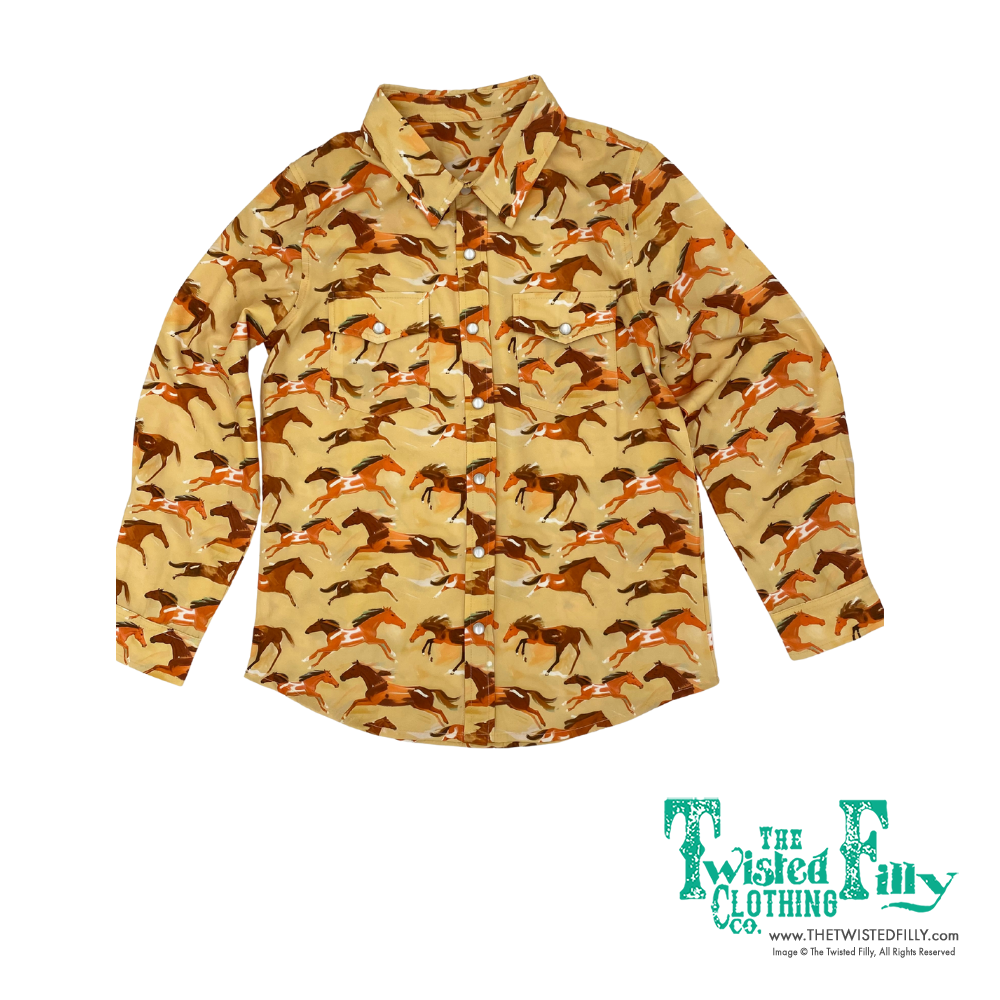 Rust Pony - Youth LS Pearl Snap (6pcs)