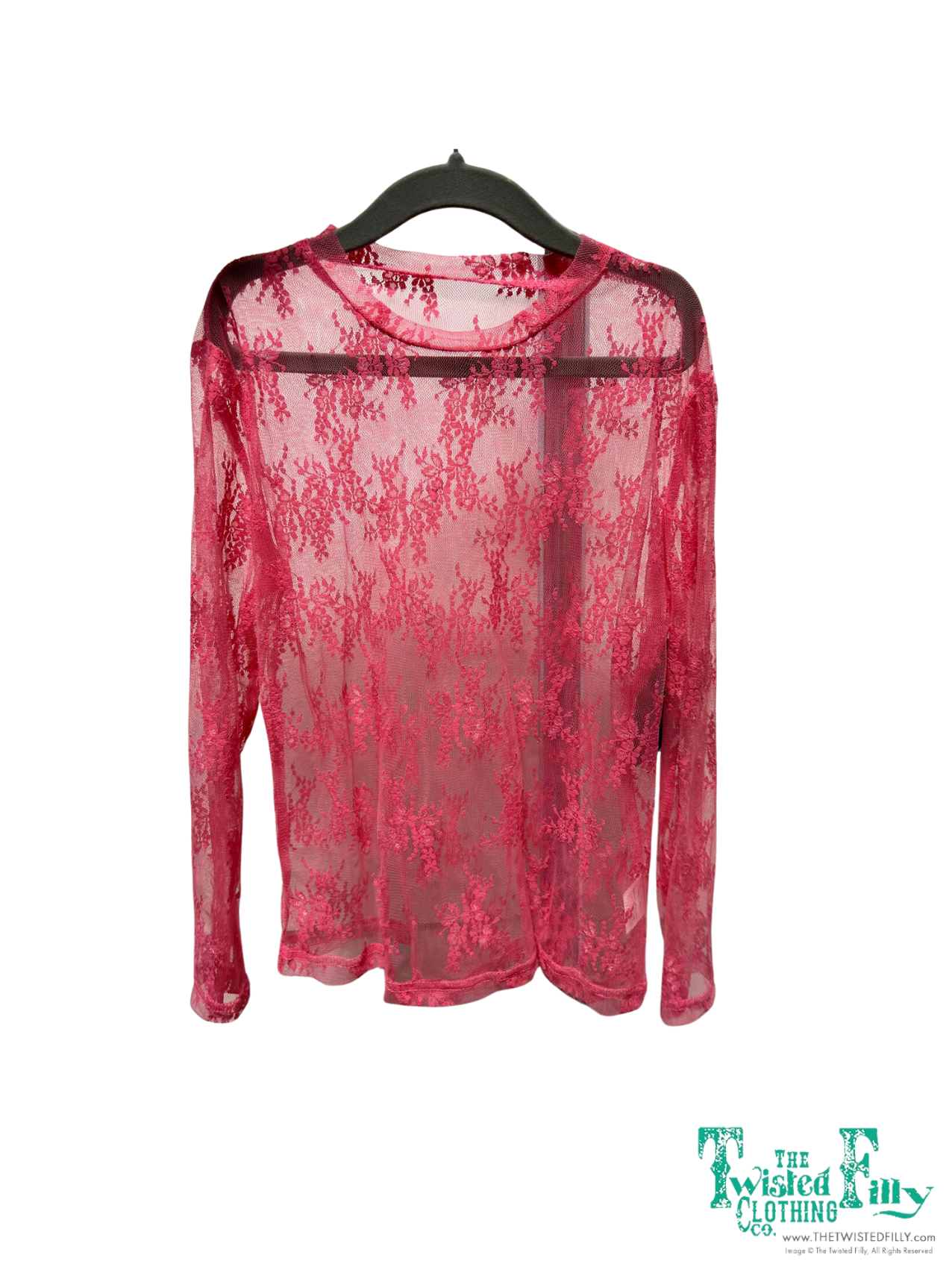 Youth LS Lace Top - (6pcs)