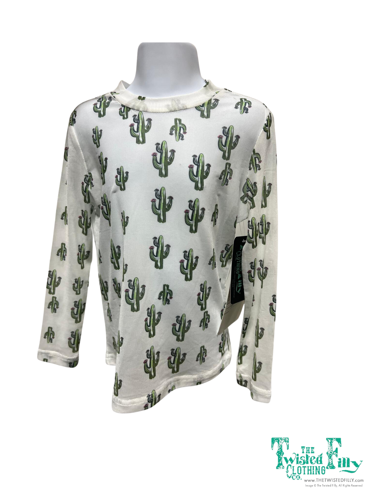 Ivory Cactus - Youth LS Mesh Top (6pcs)