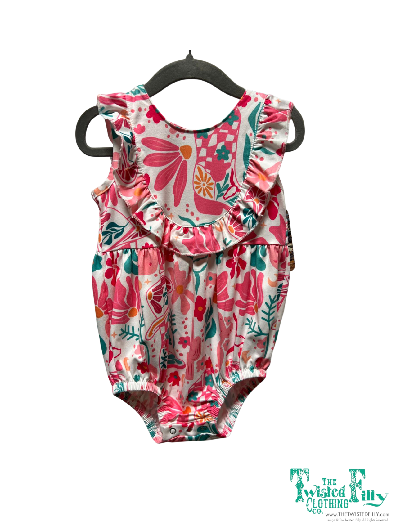 BOHO Cowgirl - Sleeveless Ruffle Onsie - Infant (6pcs)