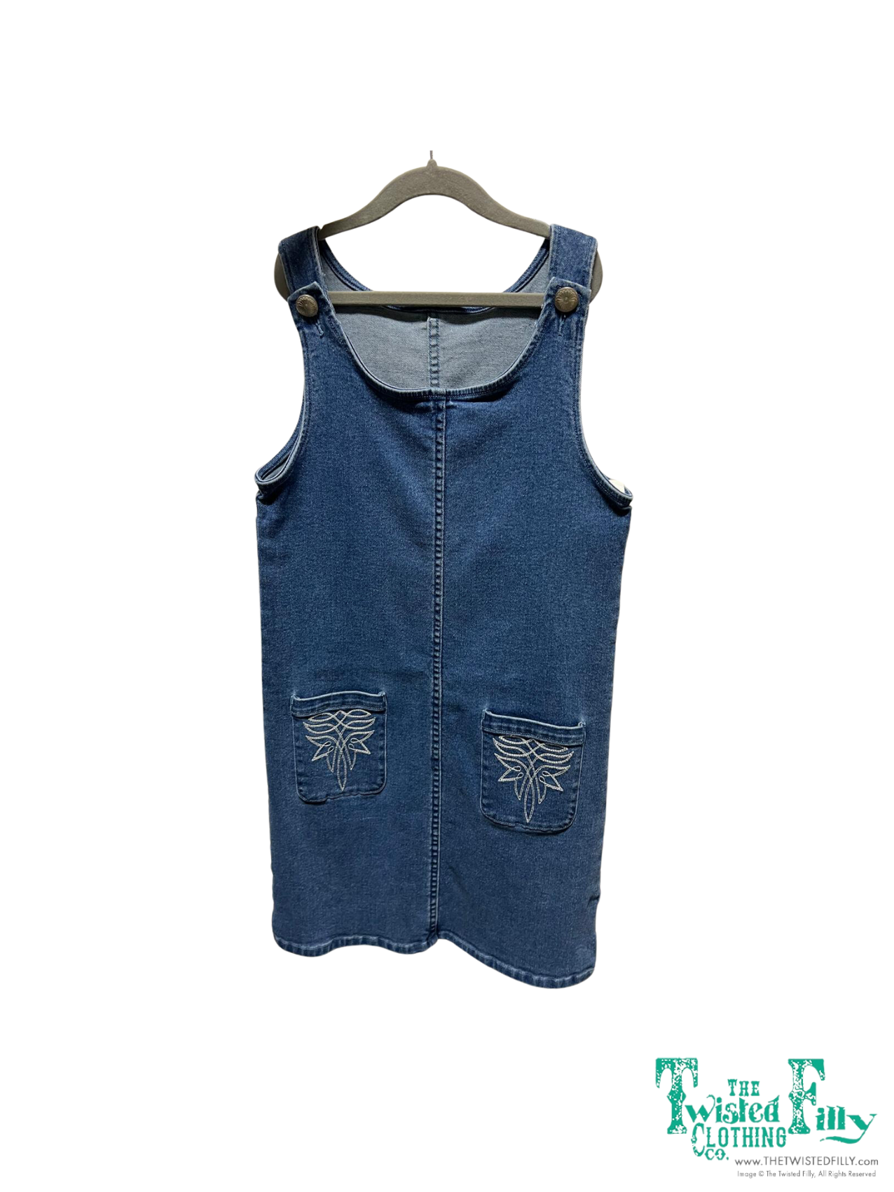 Boot Stitch - Youth Denim Dress (6pcs)