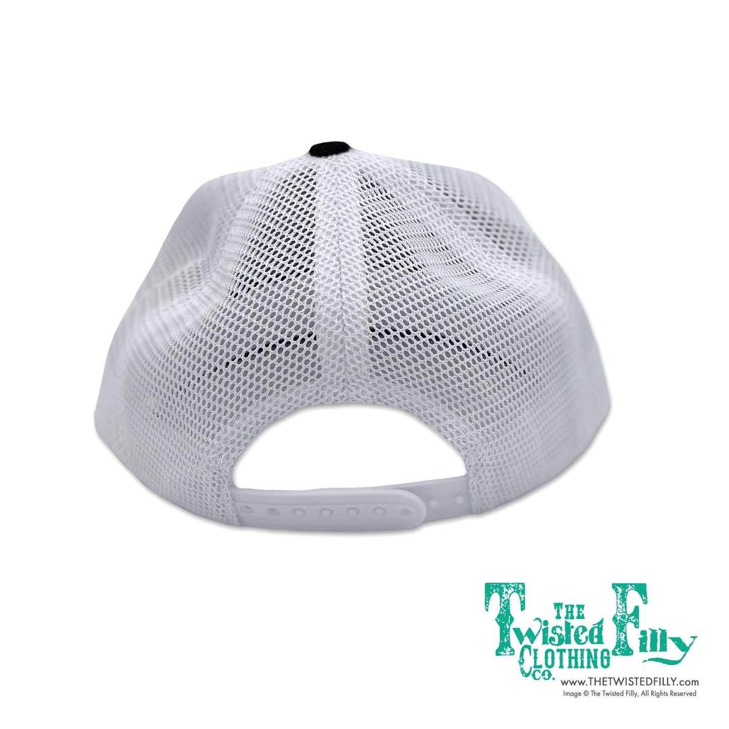 Aztec Saddle Bronc - Toddler Trucker Hat - Blk/Wht