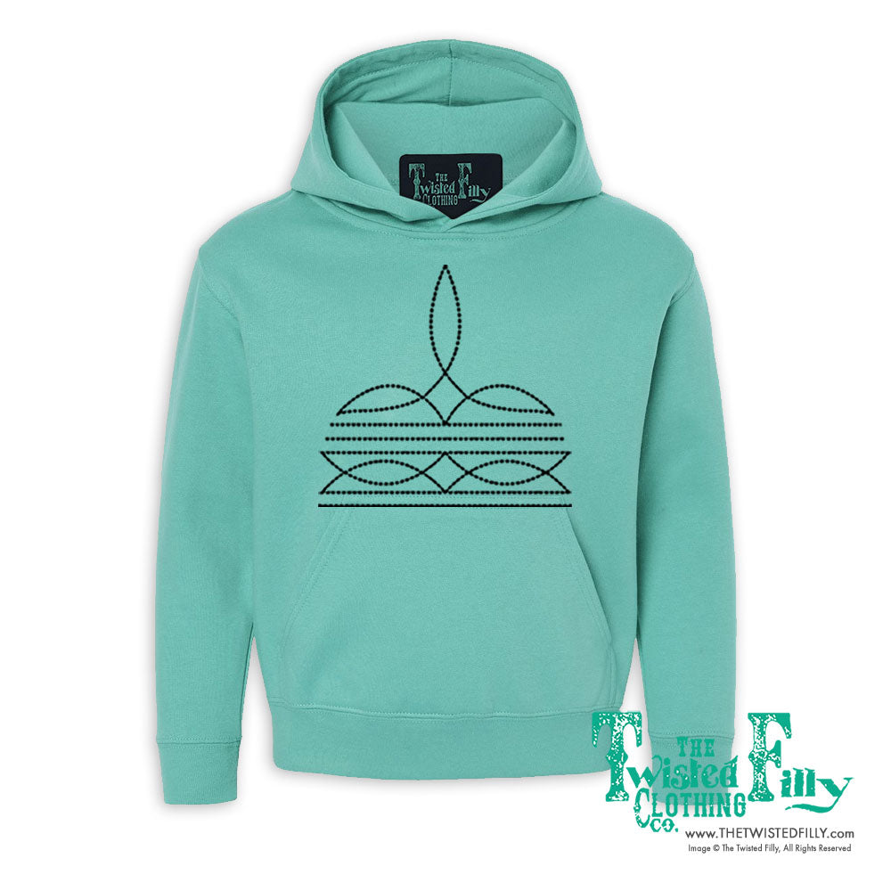Boot Stitch - Youth Hoodie (7pcs)
