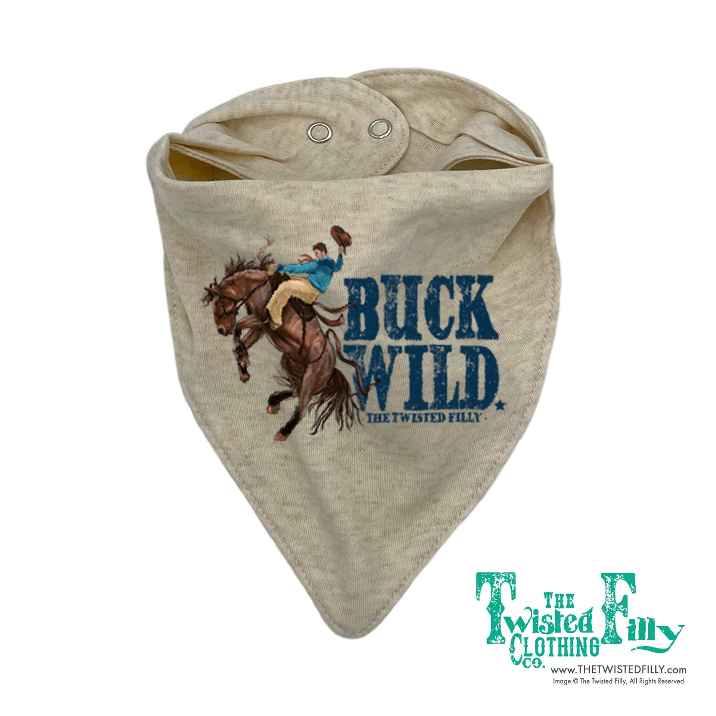 Buck Wild - Bandana Bib (3pcs)
