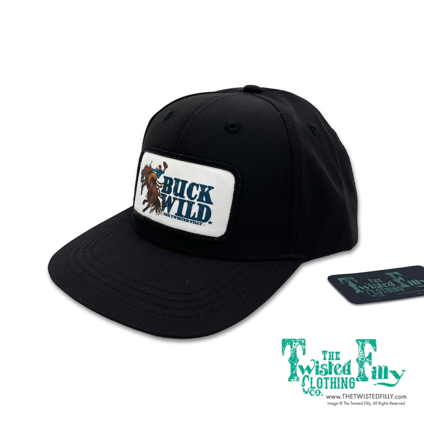 Buck Wild - Toddler Snapback Hat - Black (2pcs)