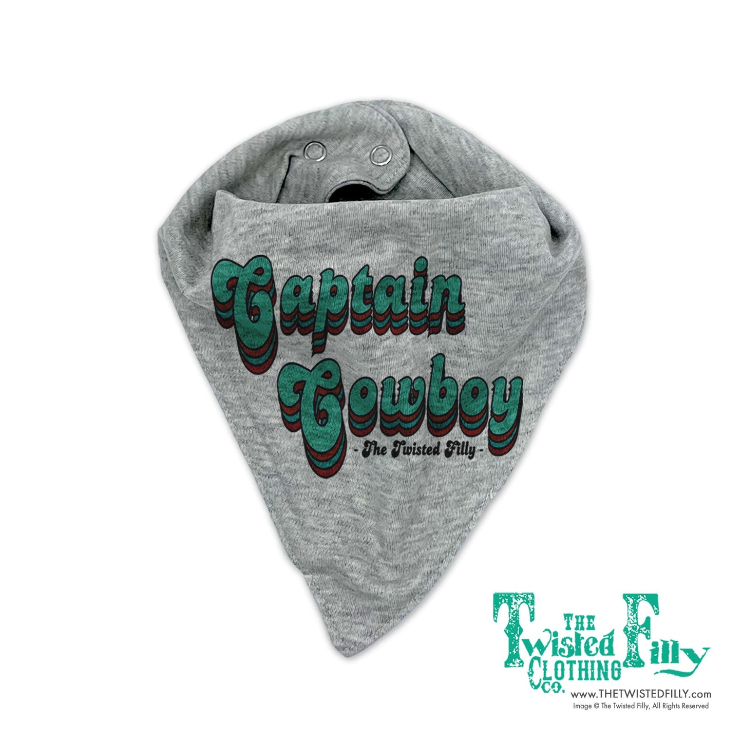 Captain Cowboy - Infant Bandana Bib (3pcs)