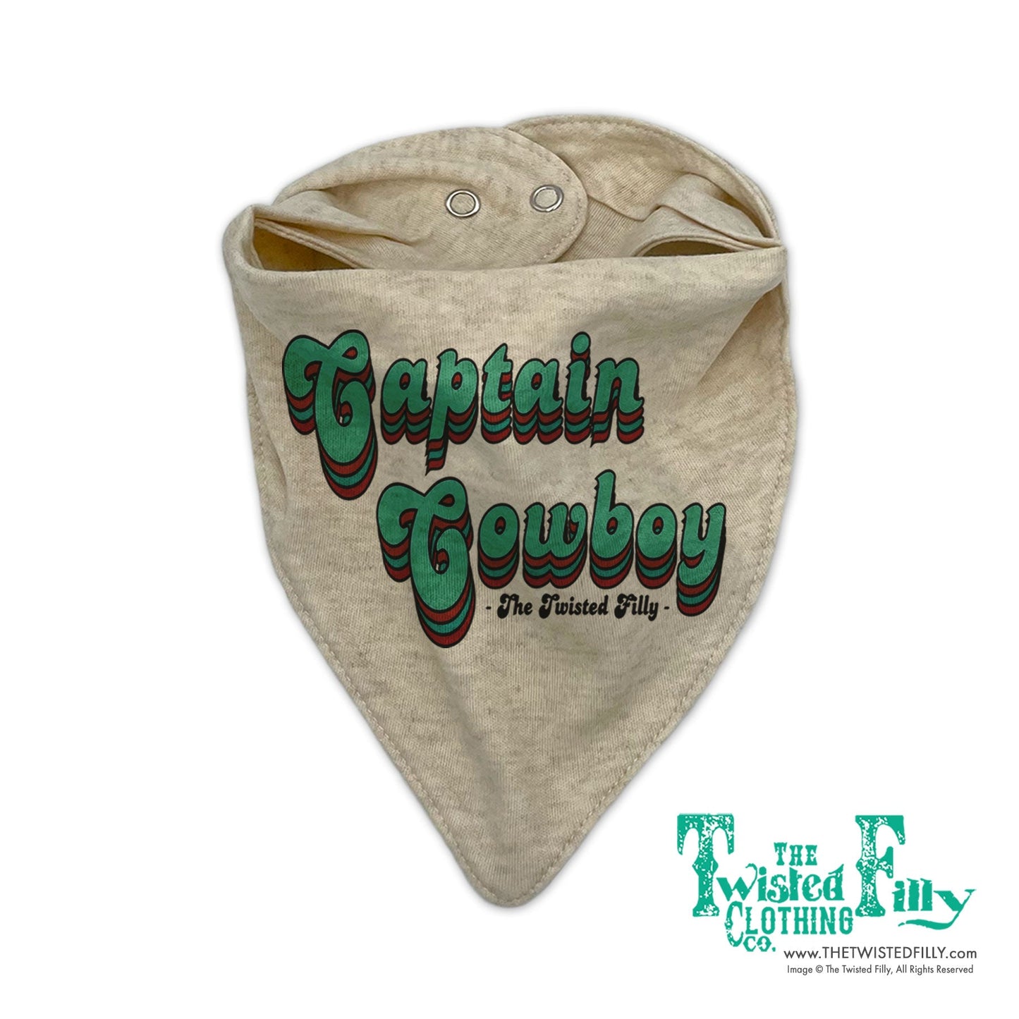Captain Cowboy - Infant Bandana Bib (3pcs)