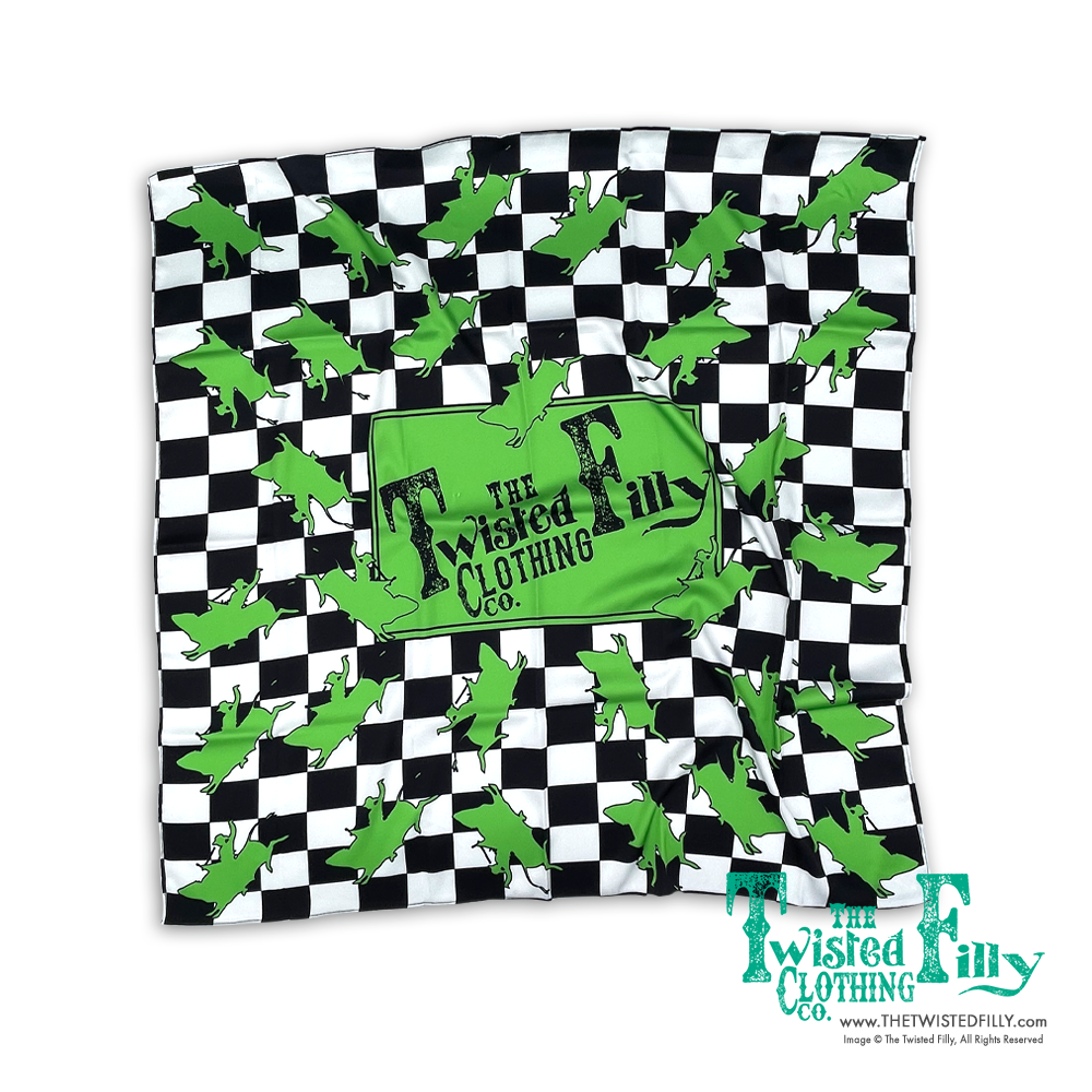 Wild Rags - Infant/Toddler - Checkered Neon Rodeo