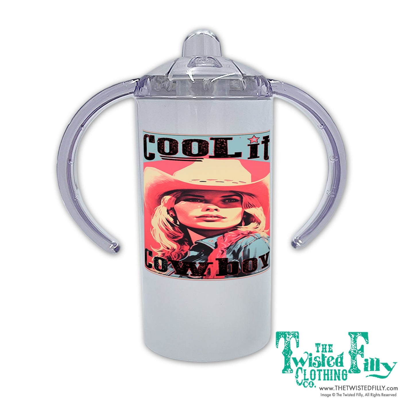 Cool It Cowboy Girls Toddler Sippy (2pc)