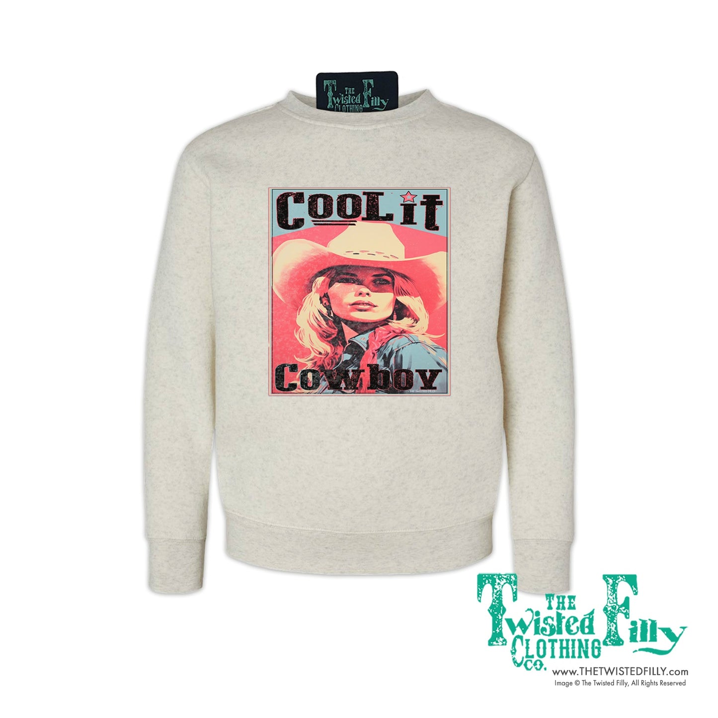 Cool It Cowboy - Youth Girls Sweatshirt (7 Pcs)