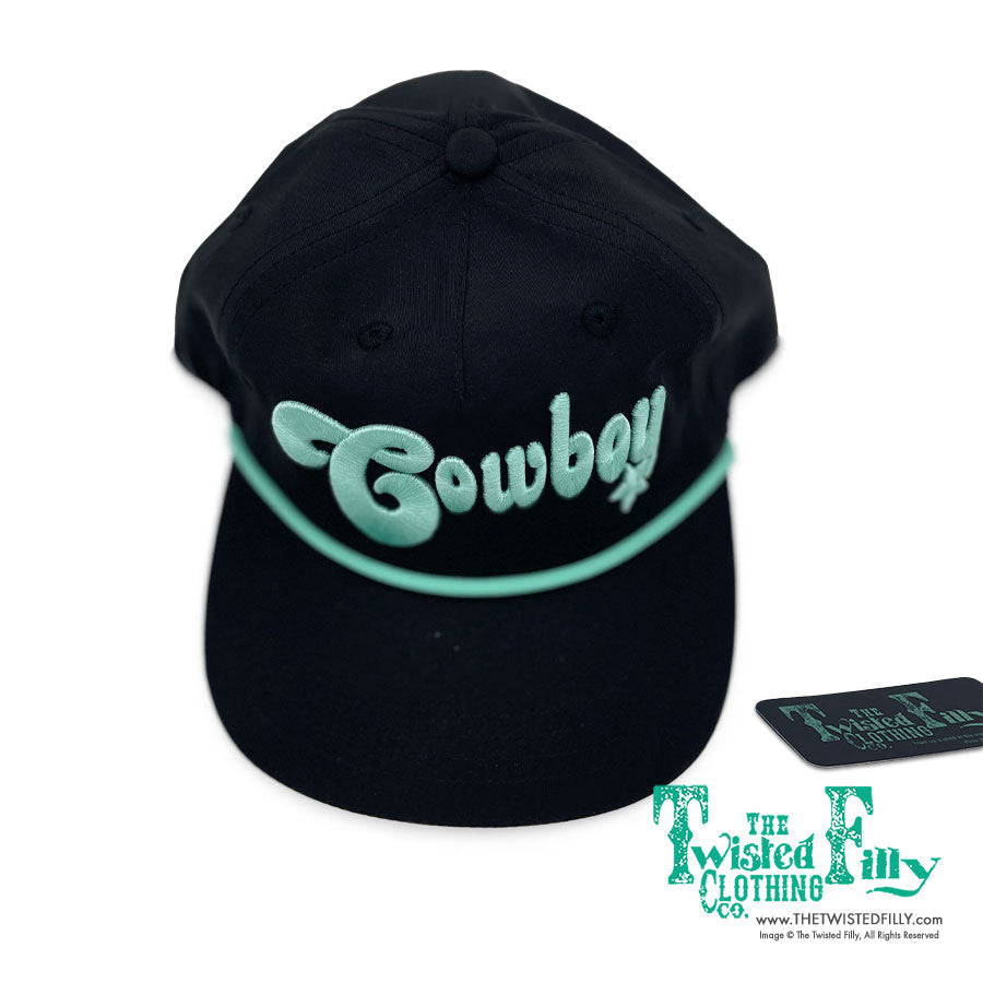 Cowboy 3D Embroidered - Infant Snapback Hat (2pcs)