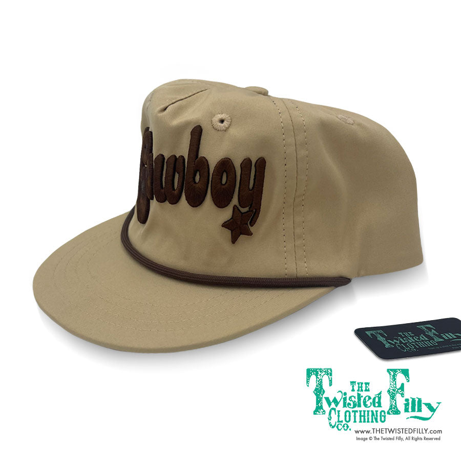 Cowboy 3D Embroidered - Infant Snapback Hat (2pcs)