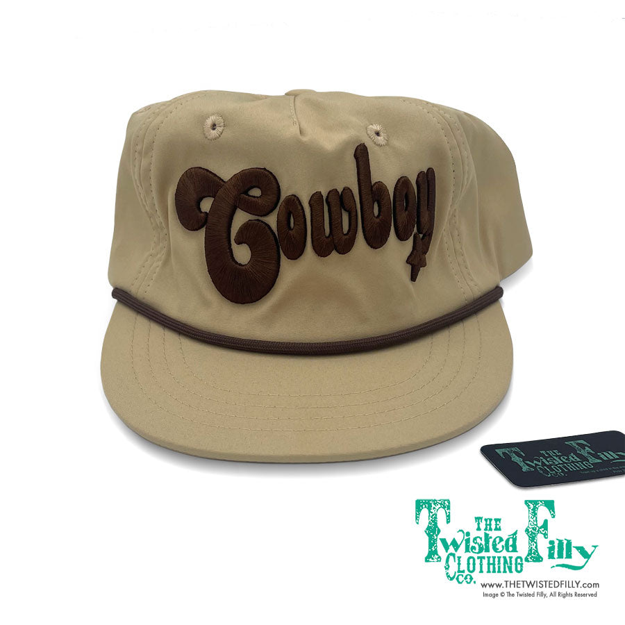 Cowboy 3D Embroidered - Infant Snapback Hat (2pcs)