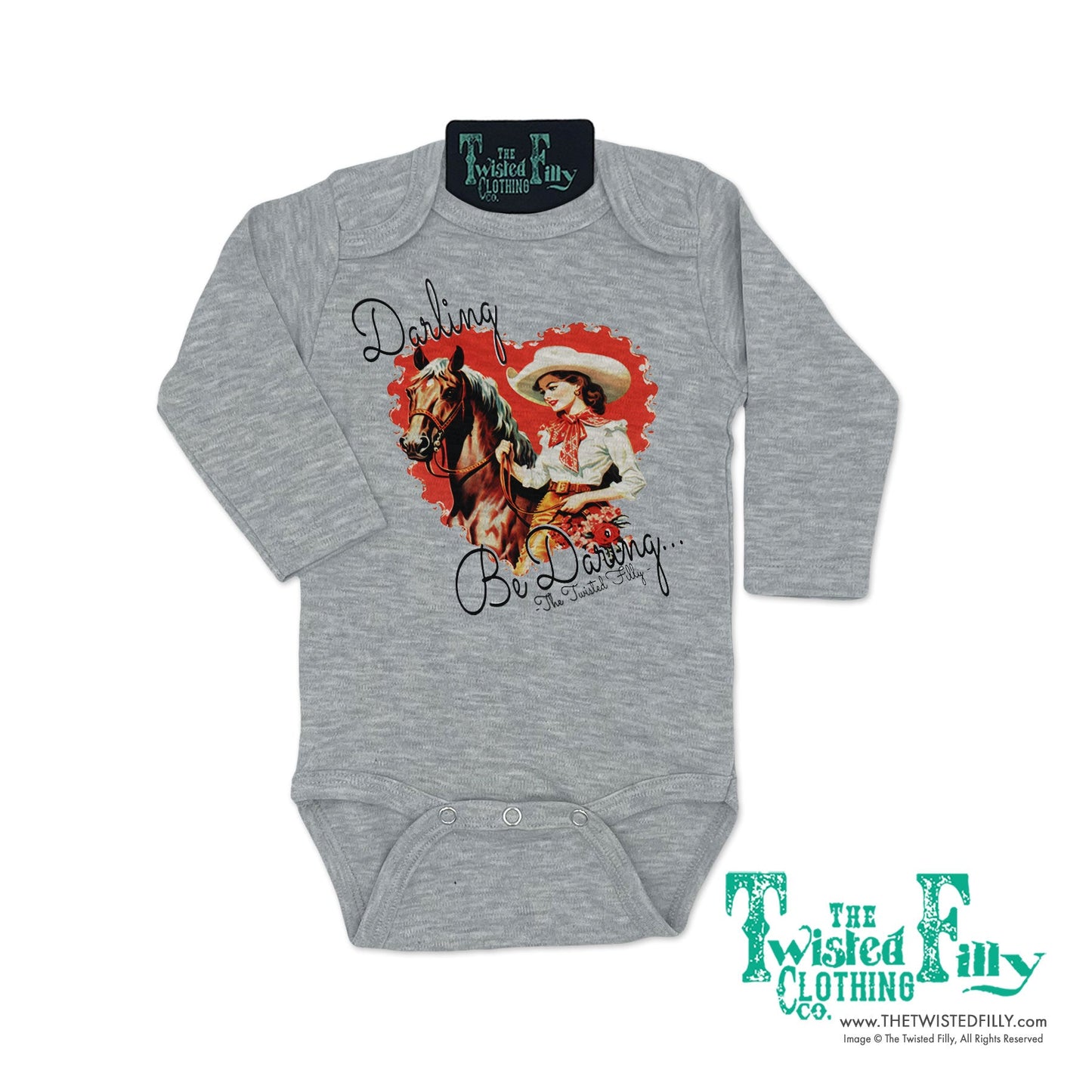 Darling Be Daring - L/S Infant One Piece (6pcs)