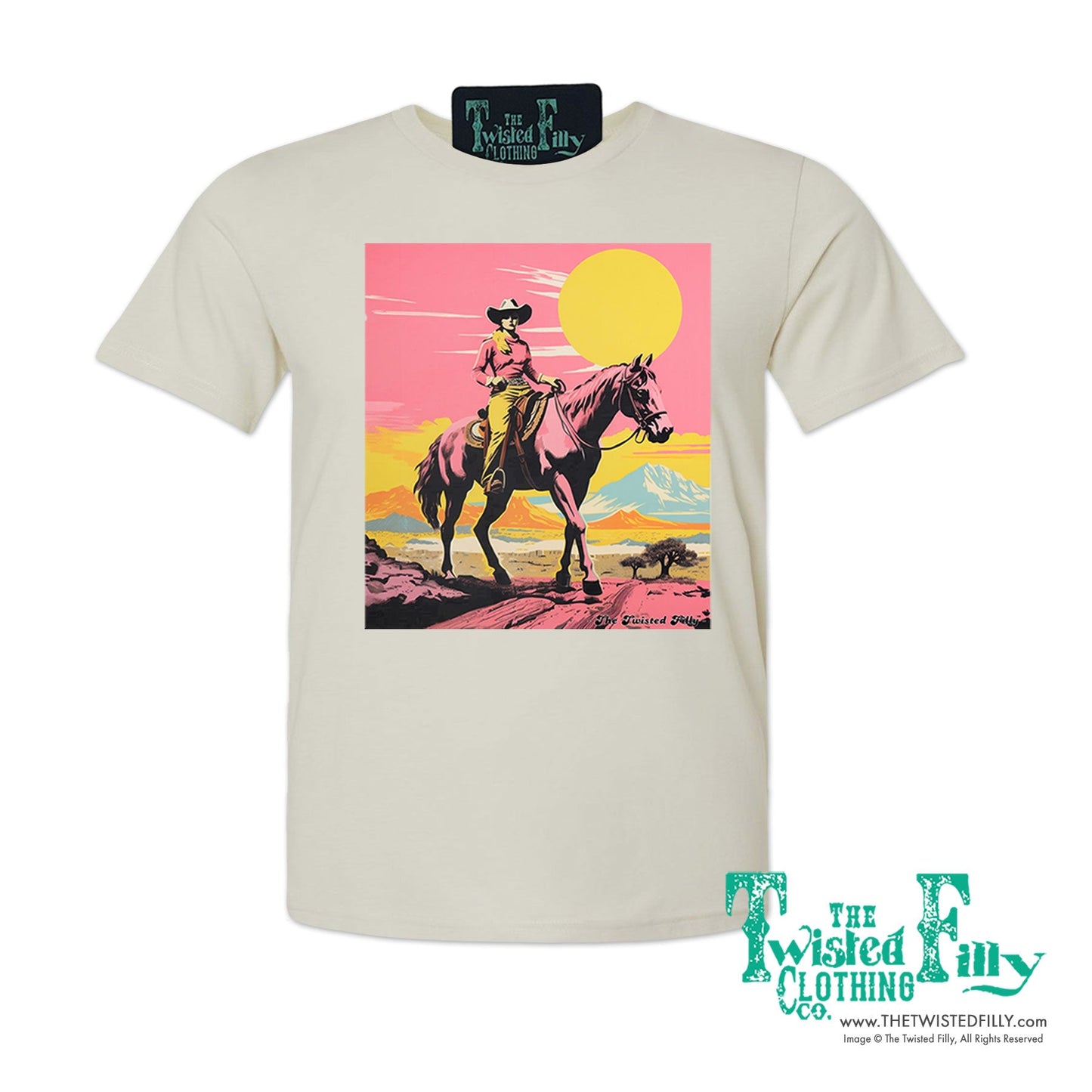 Desert Cowgirl - Adult Crew Neck Unisex Tee