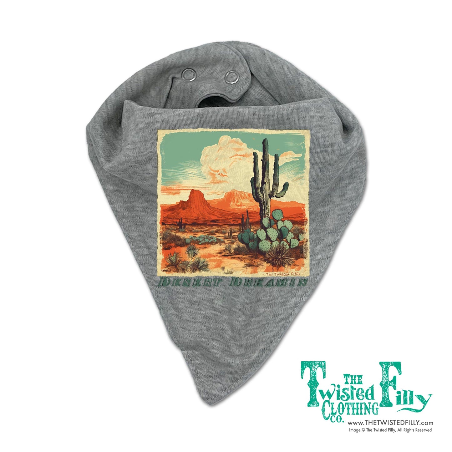 Desert Dreamin' - Infant Bandana Bib (3pcs)