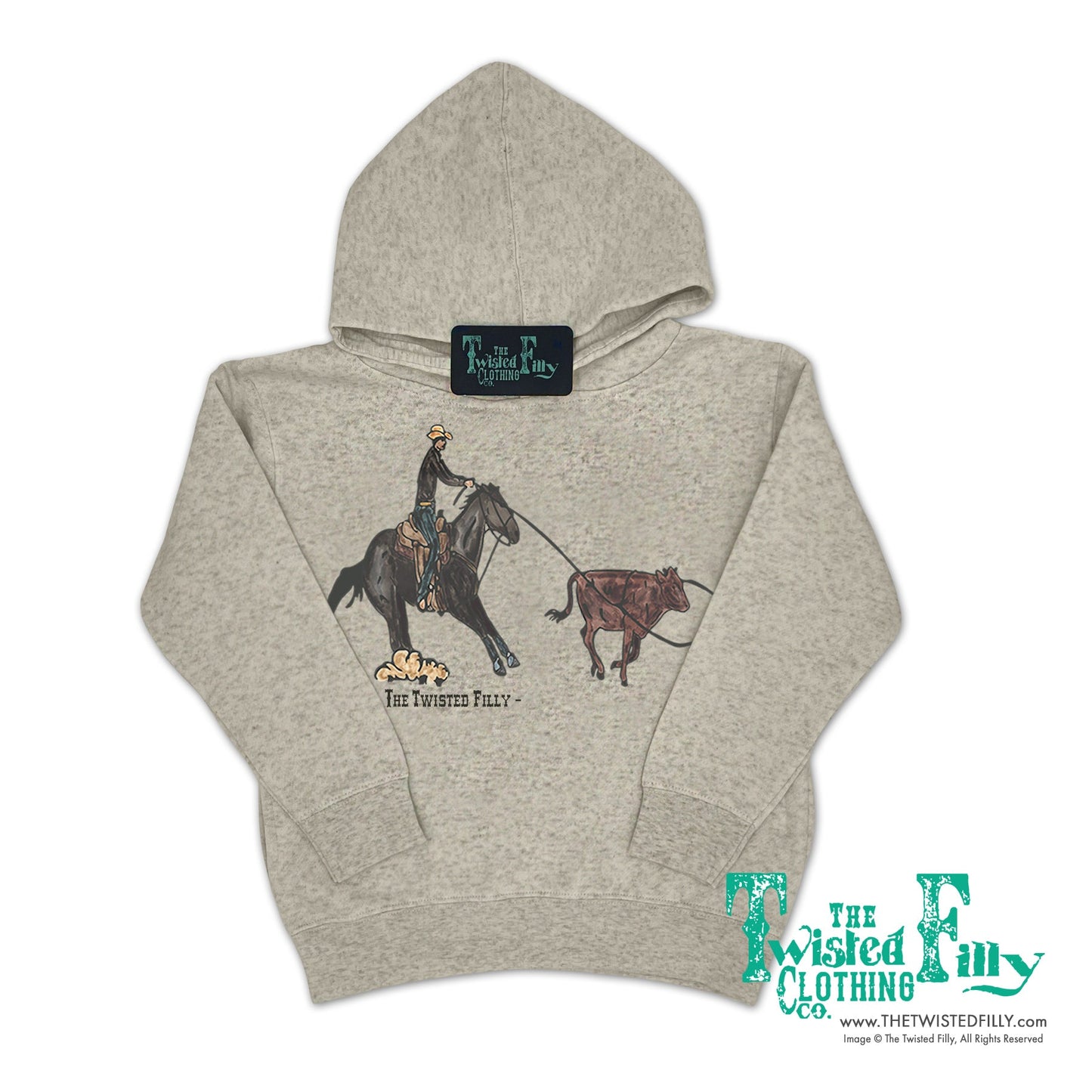 End Of The Line Calf Roper - Toddler Hoodie (6 Pcs)