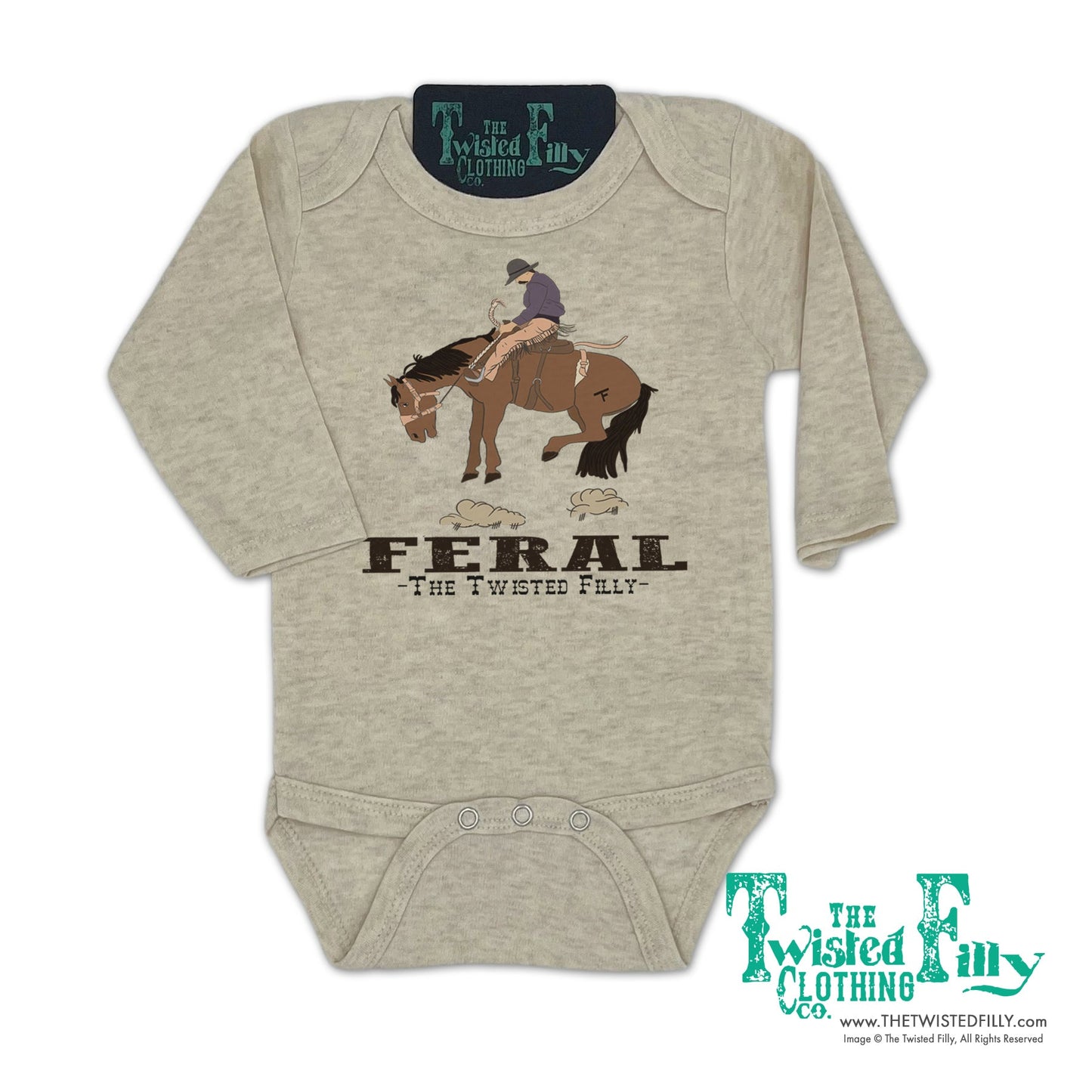 FERAL - L/S Infant One Piece (6pcs)