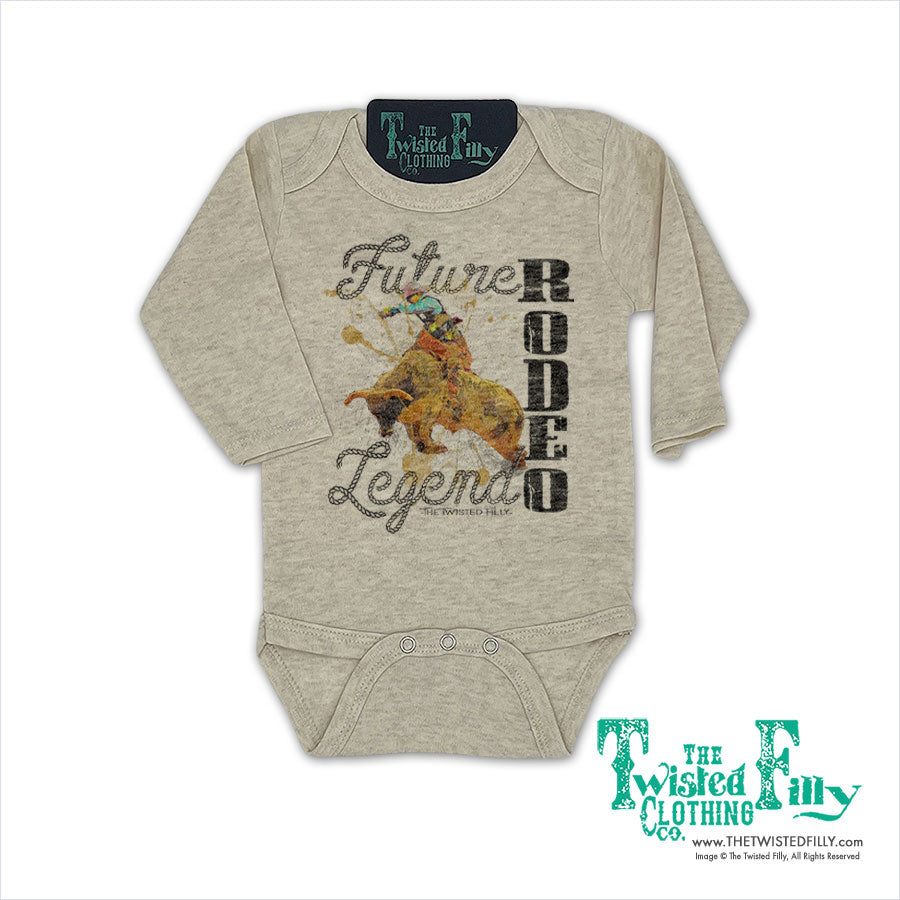 Future Rodeo Legend Bull - Infant One Piece - Oatmeal (6pcs)
