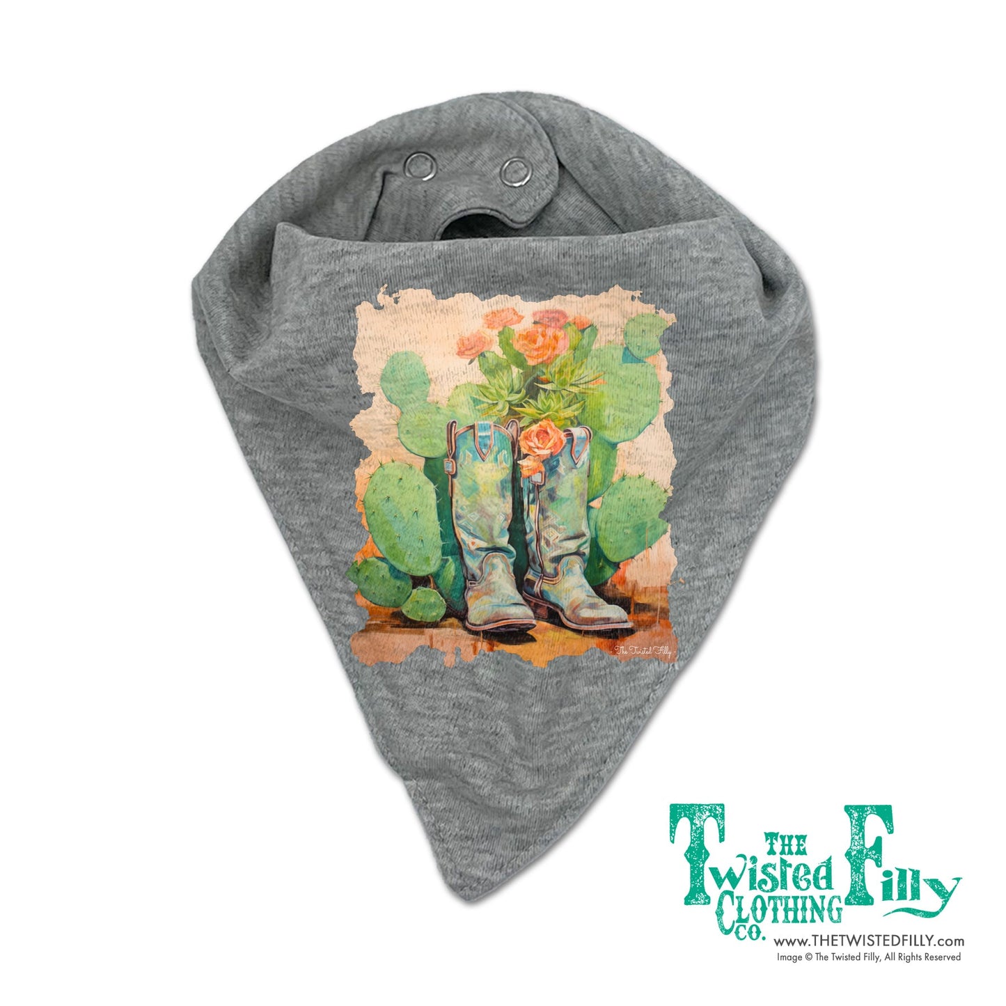 The Garden Boots - Infant Bandana Bib (3pcs)
