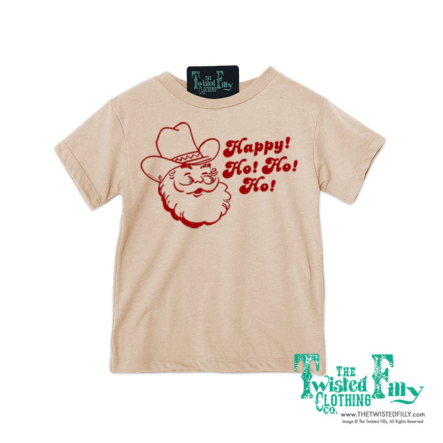 Happy Ho Ho Ho Christmas Cowboy Santa - Toddler Tee (6 Pcs)