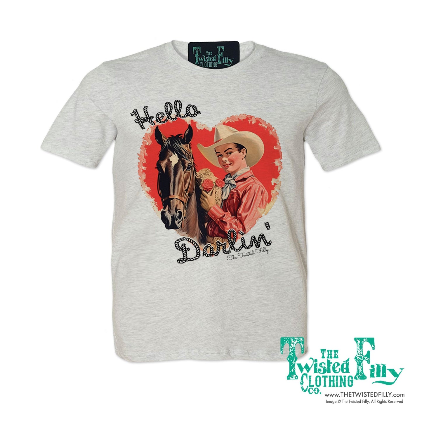 Hello Darlin' - S/S Adult Crew Neck Tee (7pcs)