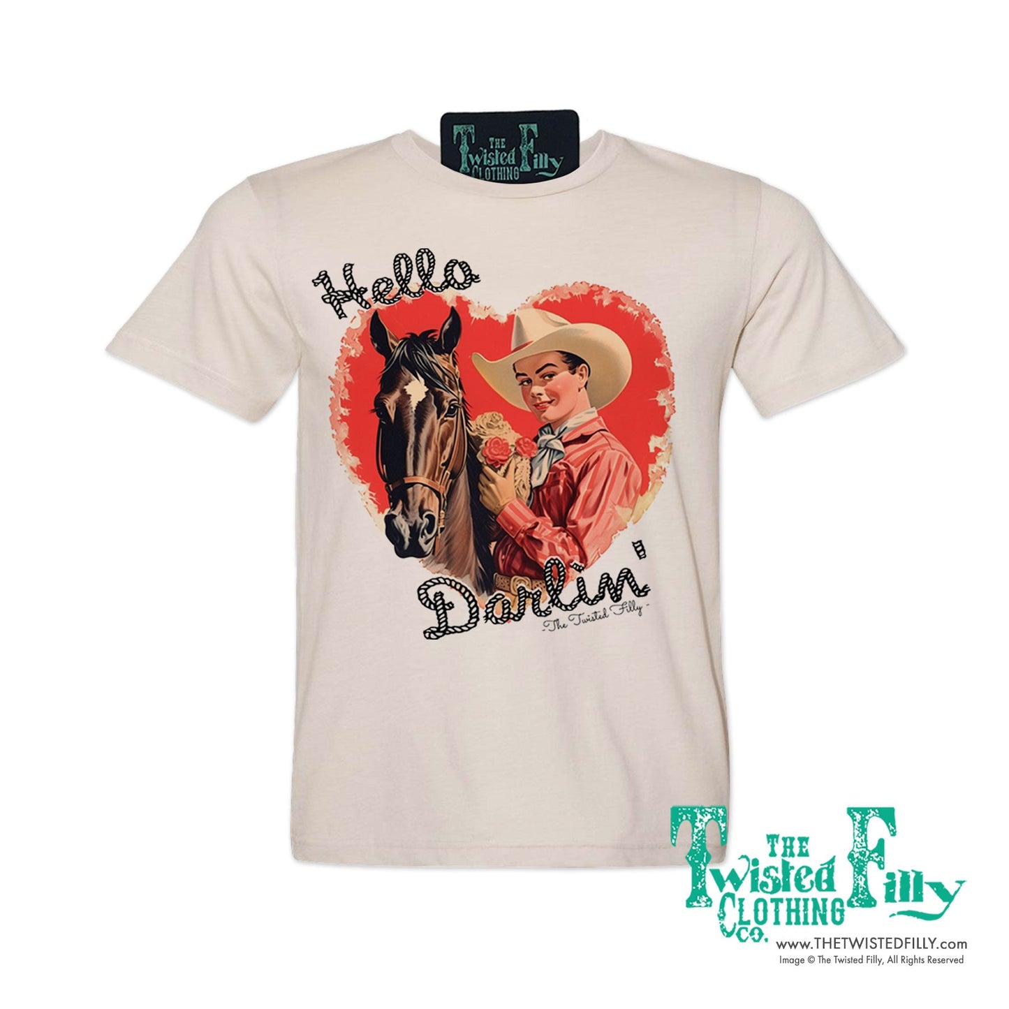 Hello Darlin' - S/S Adult Crew Neck Tee (7pcs)