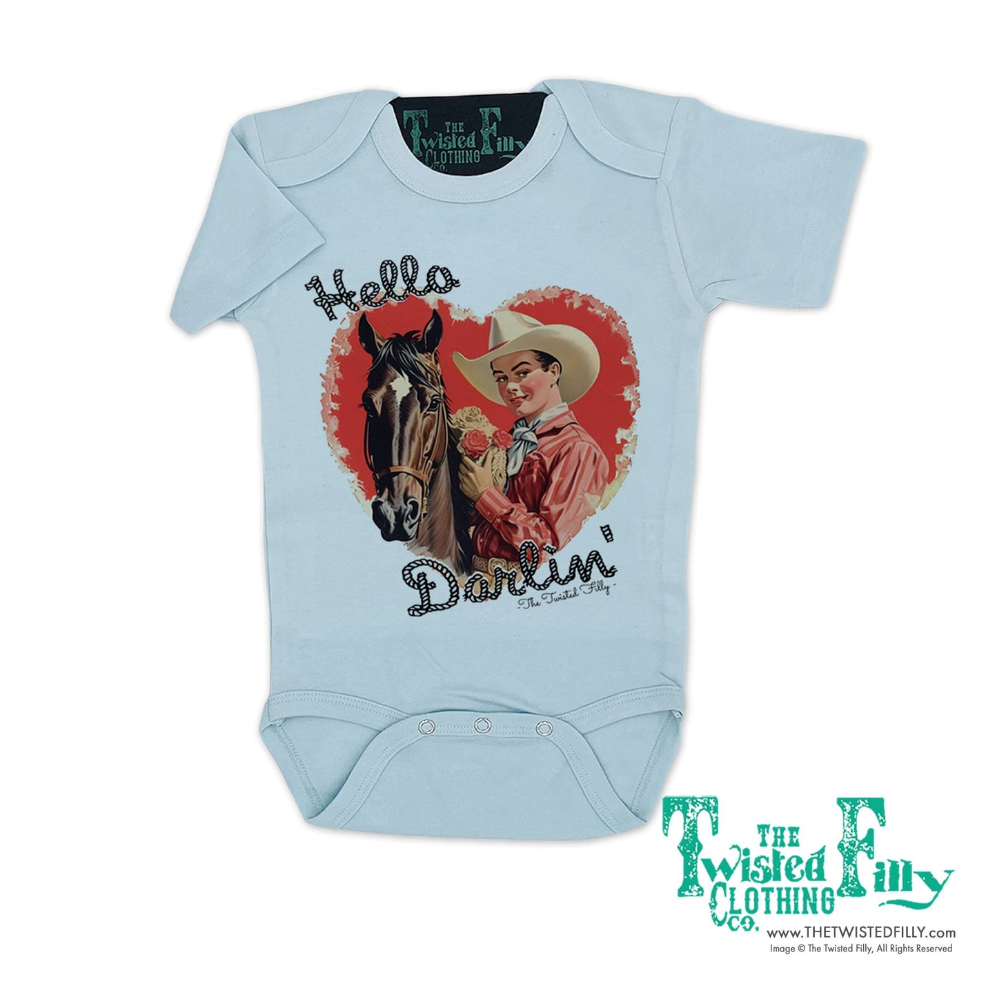 Hello Darlin' - S/S Infant One Piece (6pcs)