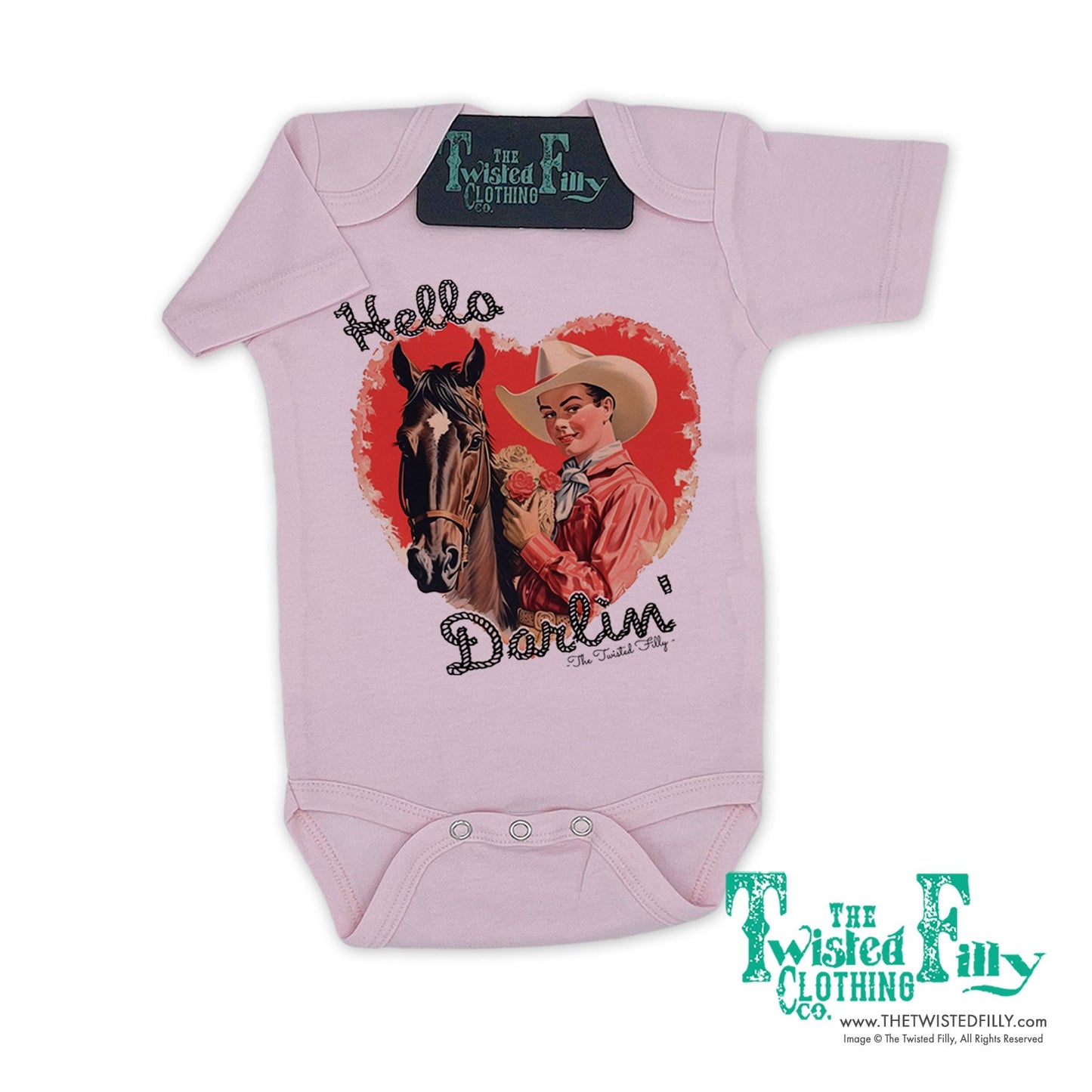 Hello Darlin' - S/S Infant One Piece (6pcs)