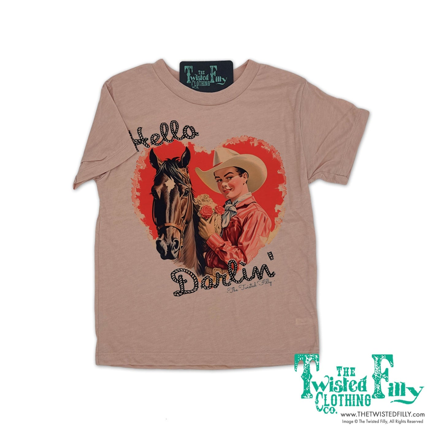 Hello Darlin' - S/S Youth Tee (6pcs)