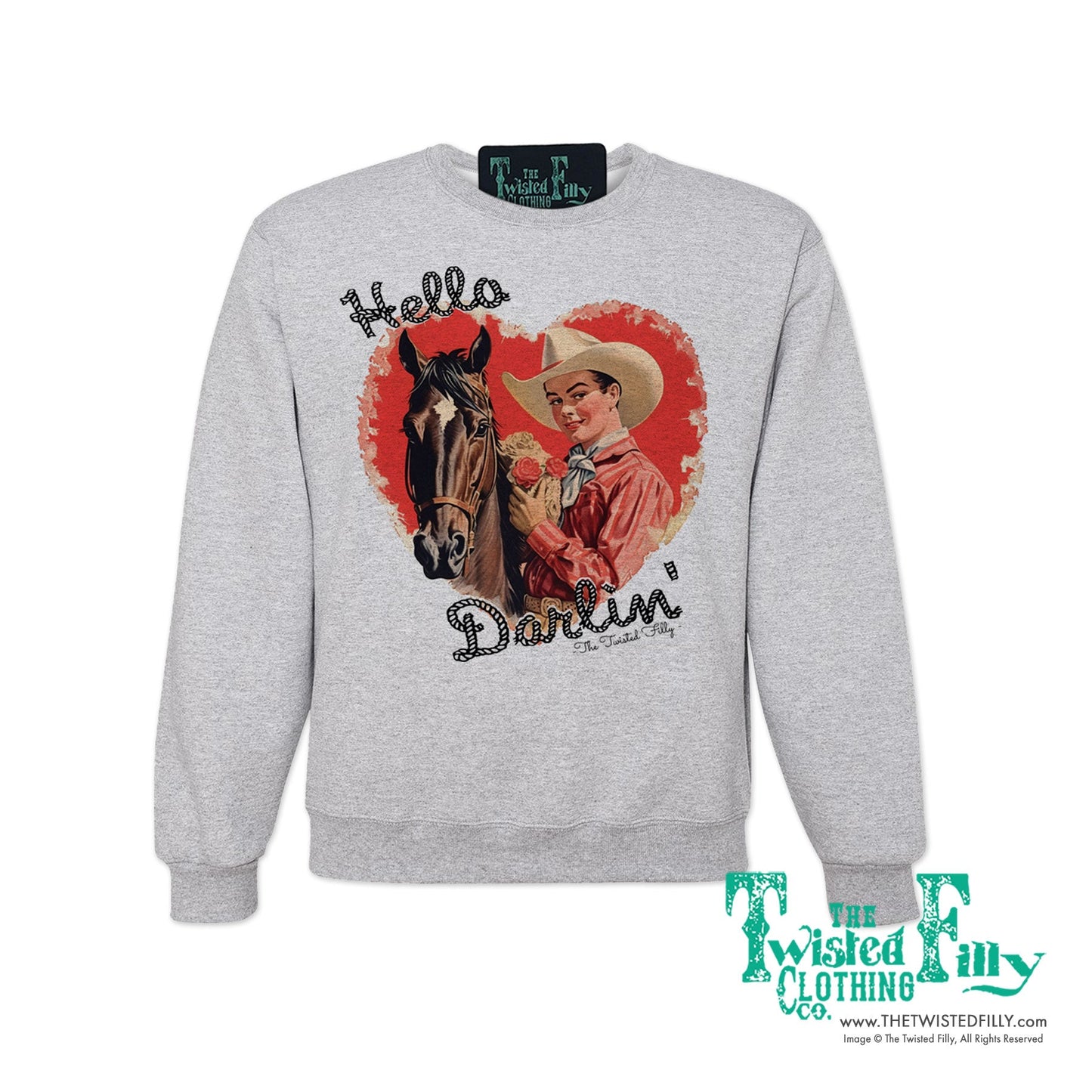 Hello Darlin' - Adult Sweatshirt (7pcs)